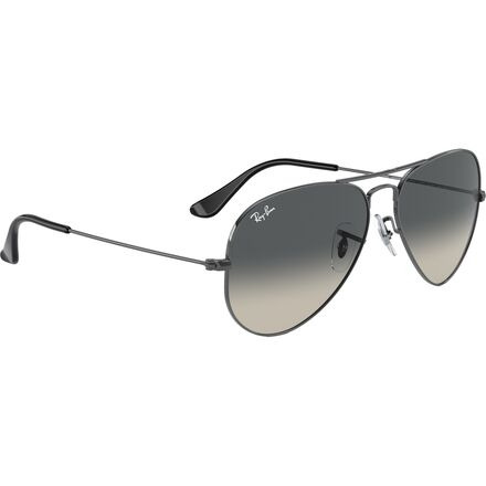Aviator Large Metal Sunglasses - 6