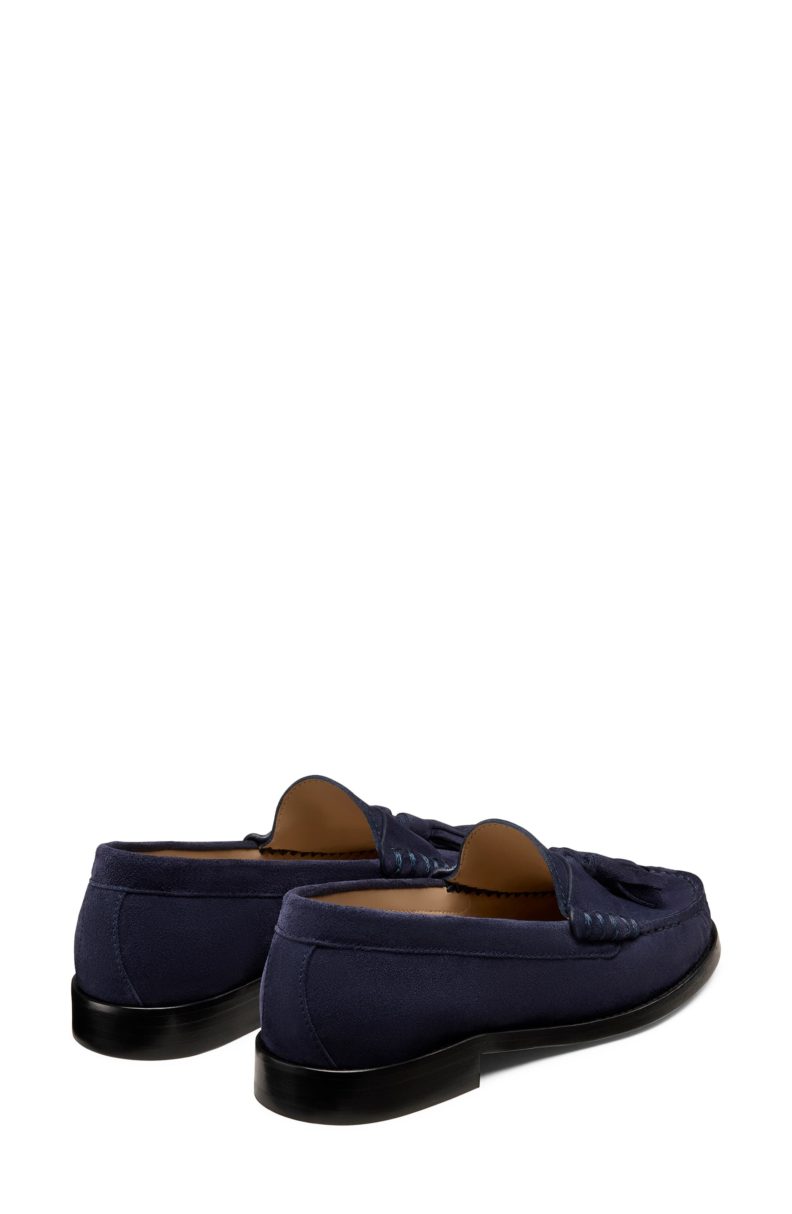 Stuart Weitzman Lottie Tassel Loafer in Nice Blue at Nordstrom - 4