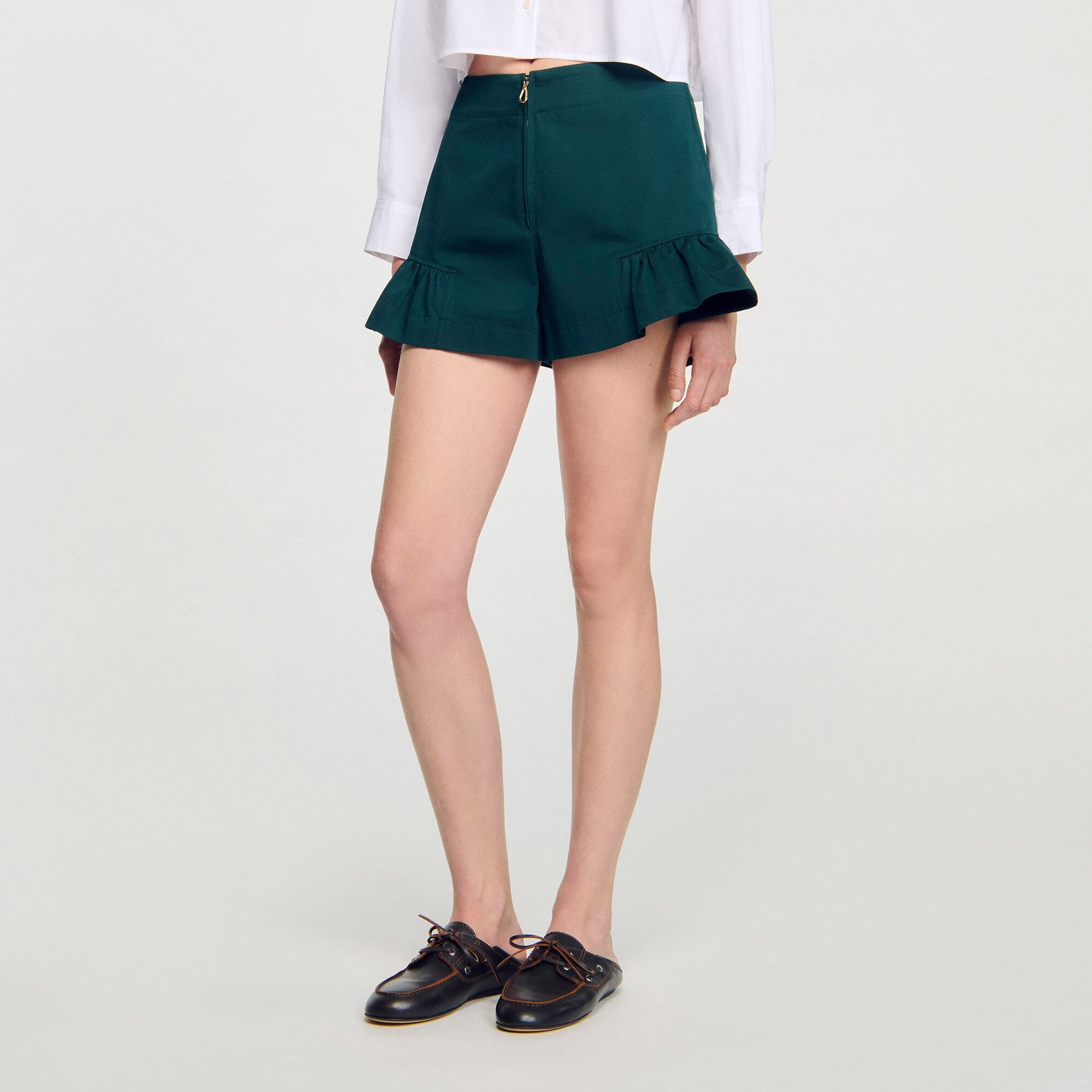 RUFFLED SHORTS - 4