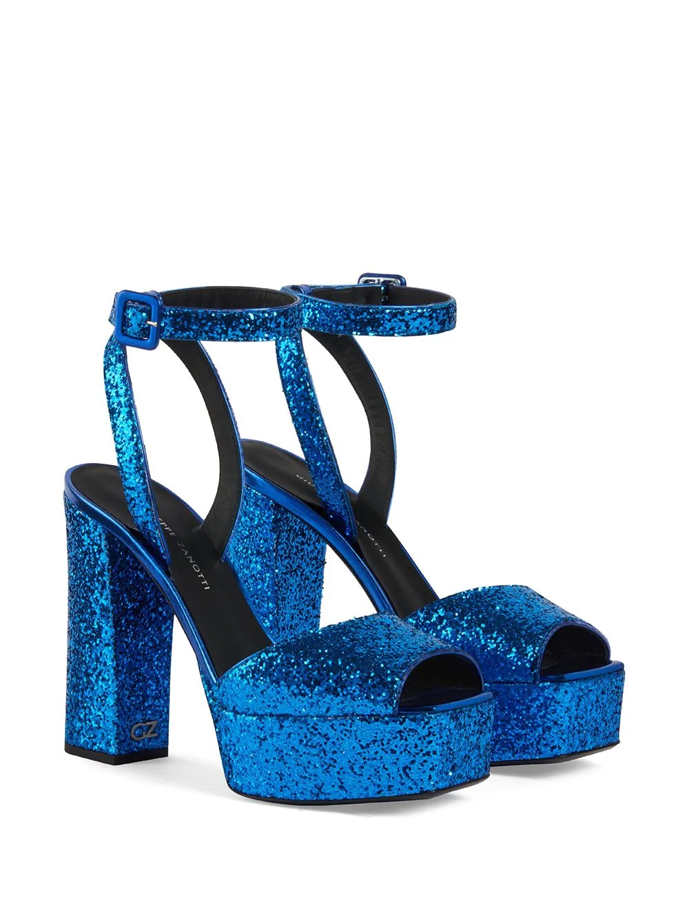 glitter platform sandals - 2