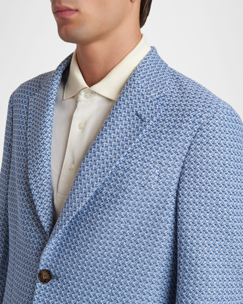 Men's Roma Honeycomb Cotton Two-Button Sport Jacket 5