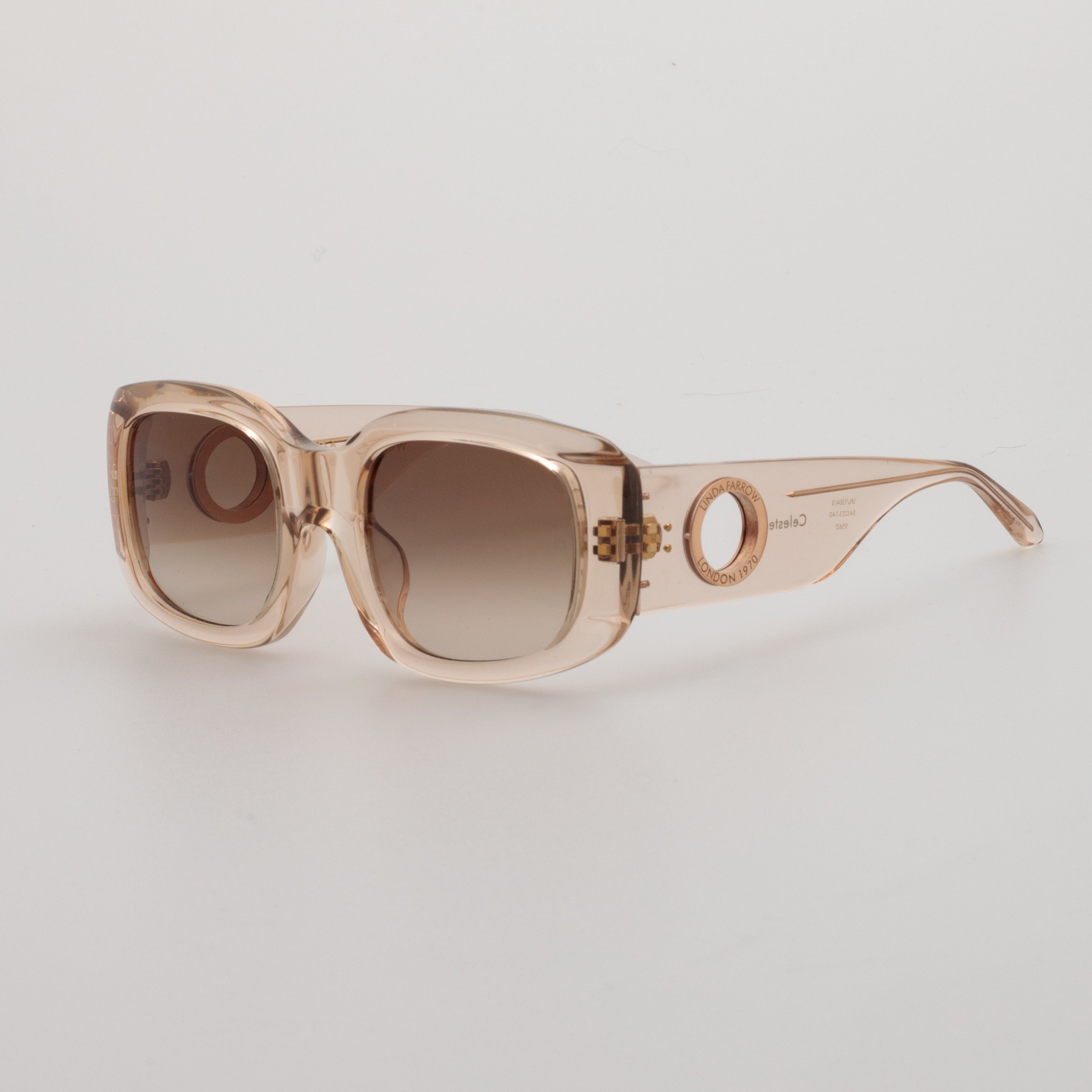 Celeste Oversize Sunglasses in Ash - 3