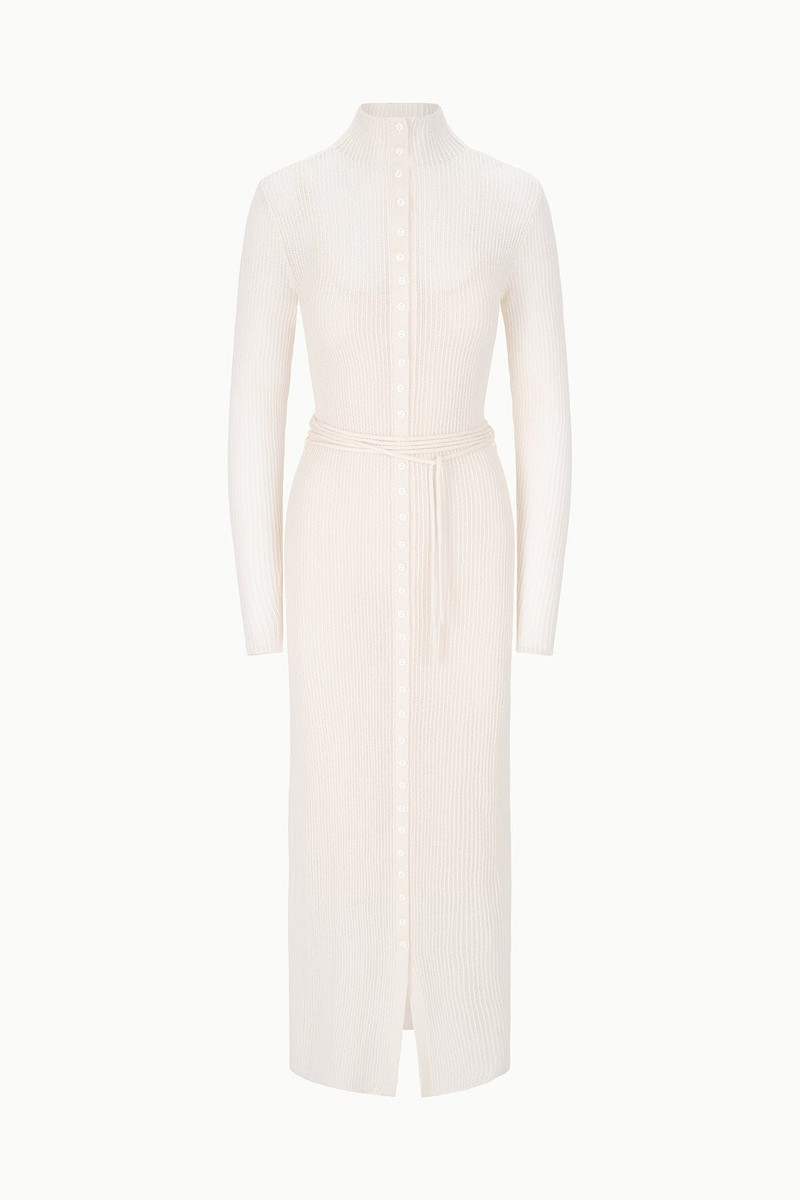 STAUD MARIANNE DRESS IVORY 5