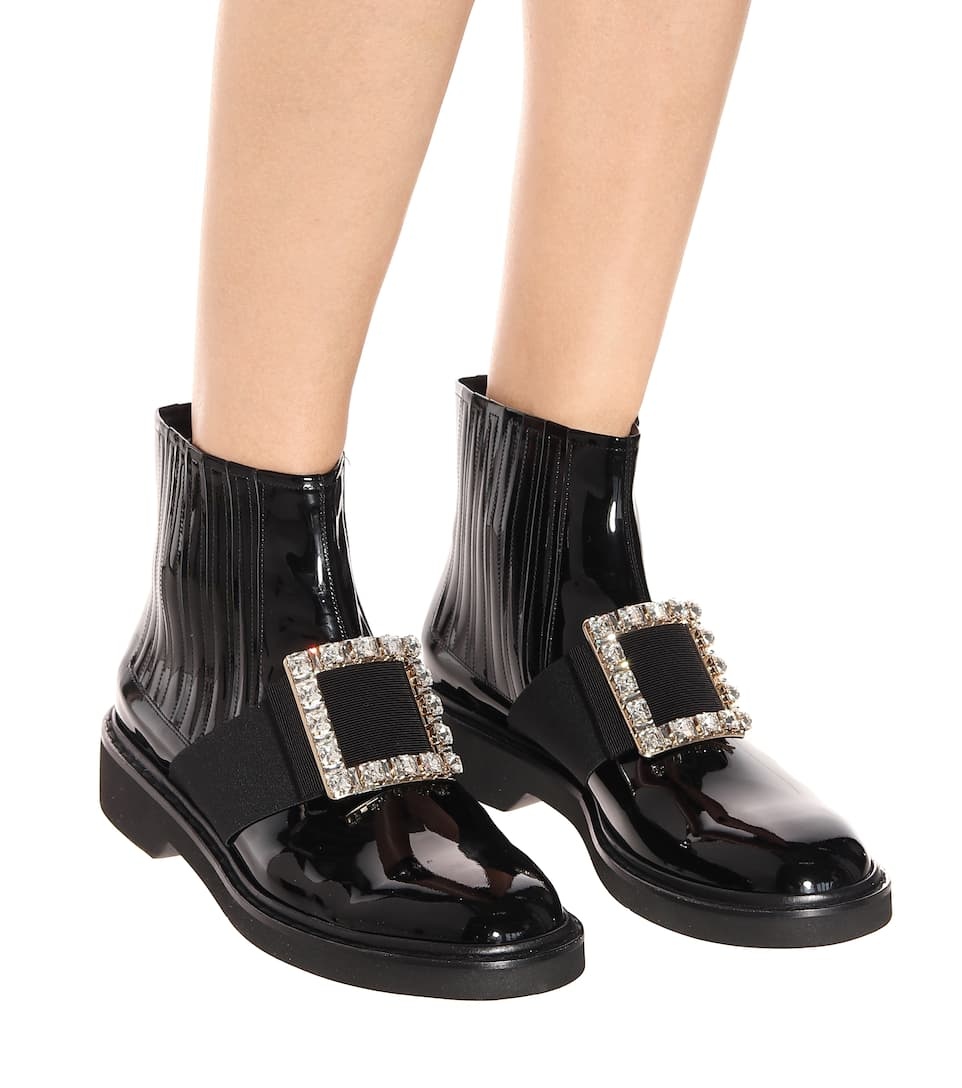 Viv' Rangers patent leather ankle boots - 5