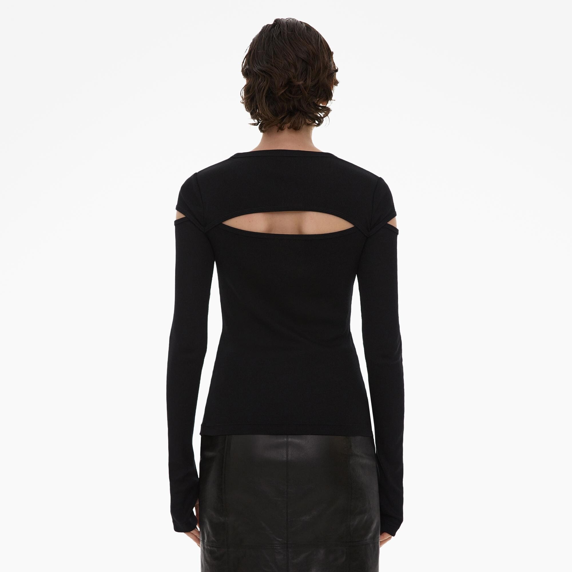 SLASH LONG SLEEVE TOP - 4