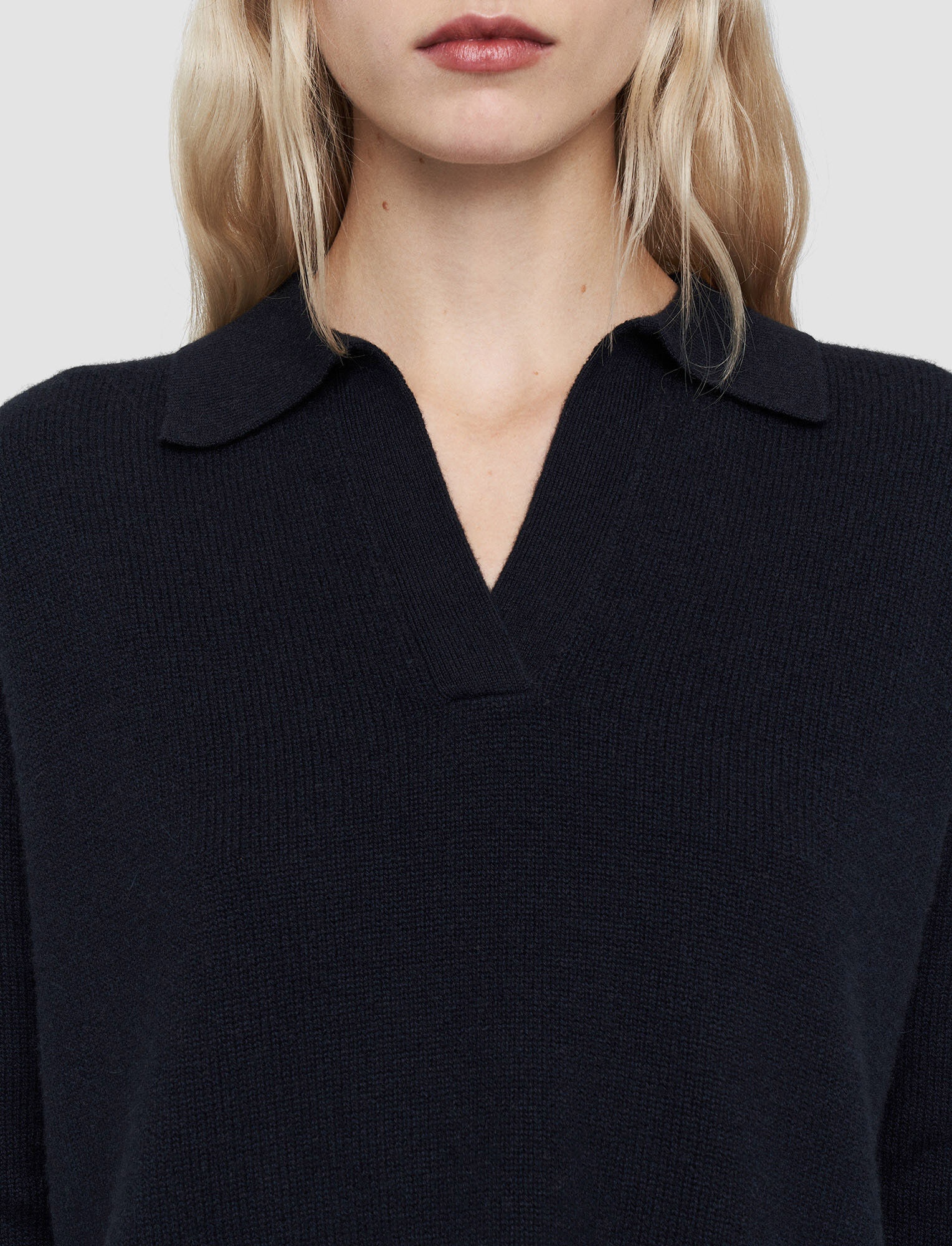 Pure Cashmere Polo Jumper - 5