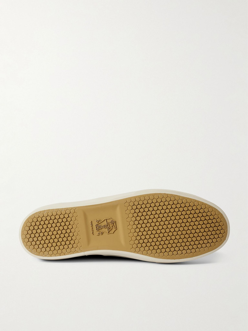 Brunello Cucinelli Suede Sneakers Taupe outlook