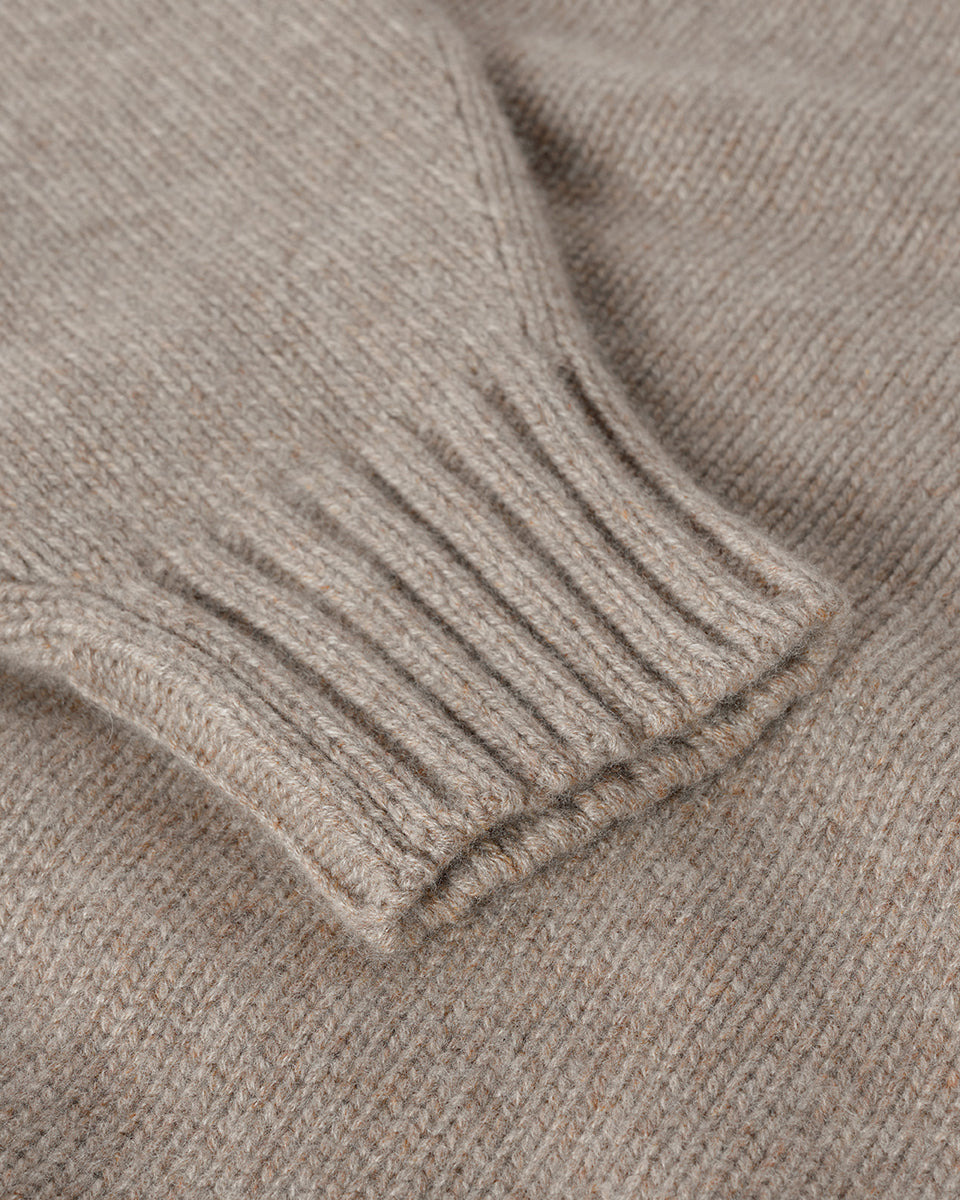Relaxed Brown Cashmere Jumper - 6