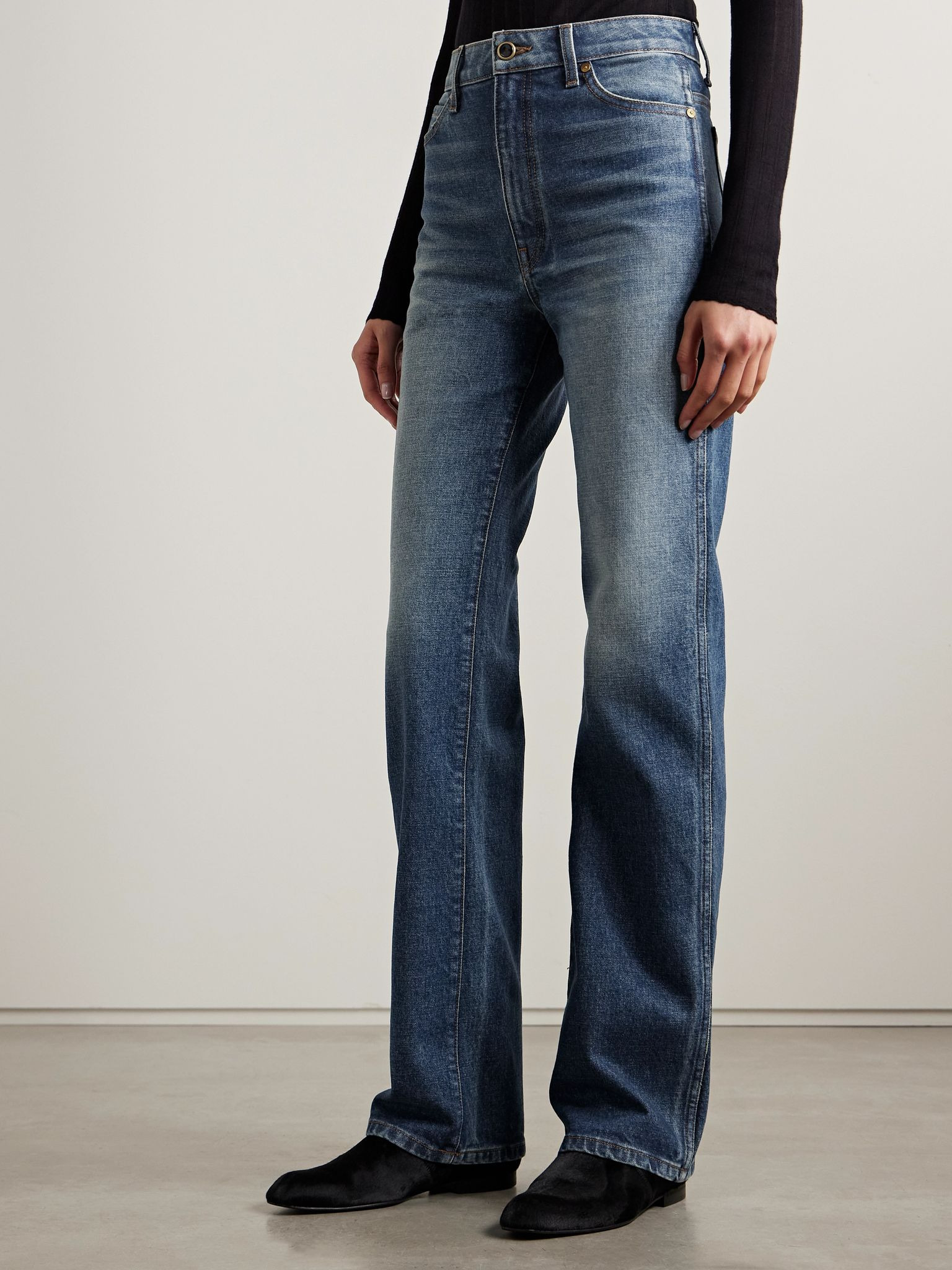 Danielle high-rise slim-leg jeans Mid denim - 3