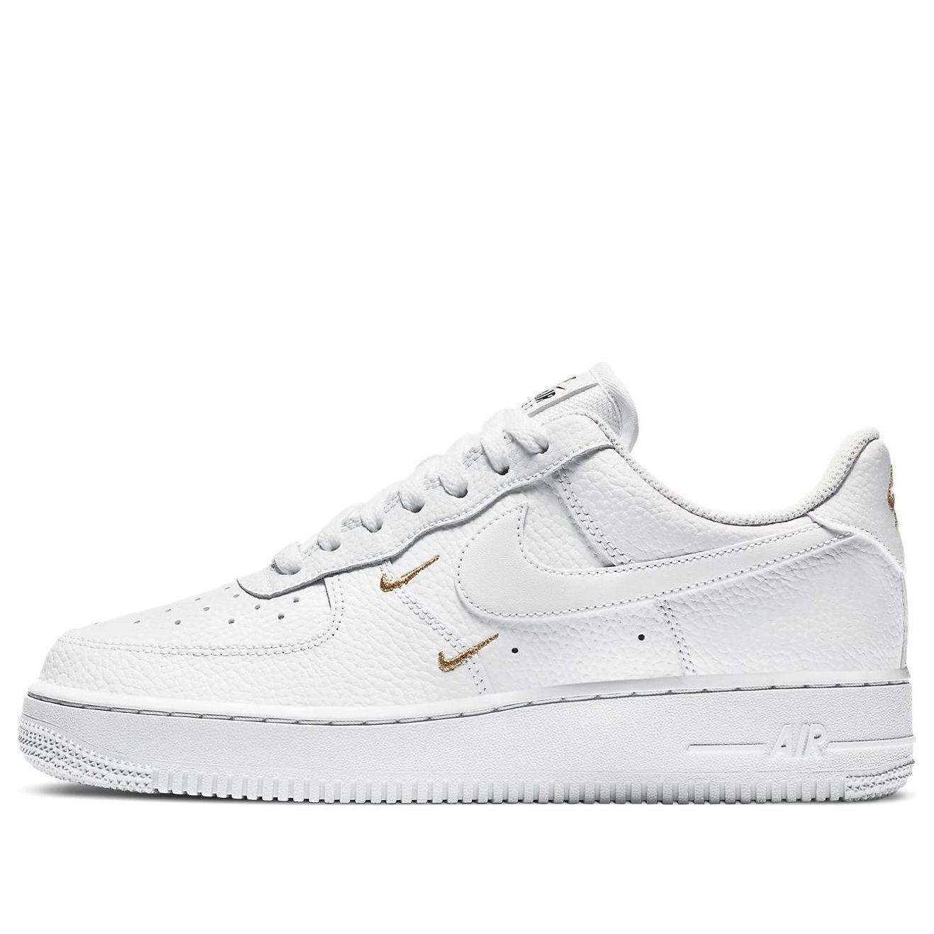 (WMNS) Nike Air Force 1 '07 Essential 'White Metallic Gold' CT1989-100 - 1