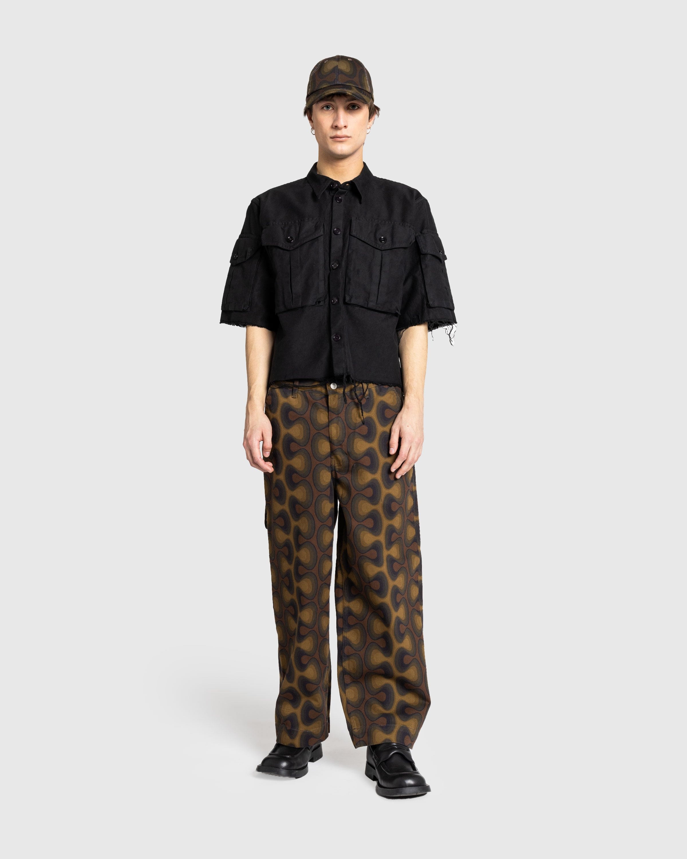 Dries van Noten – Century Cargo Shirt Black - 3