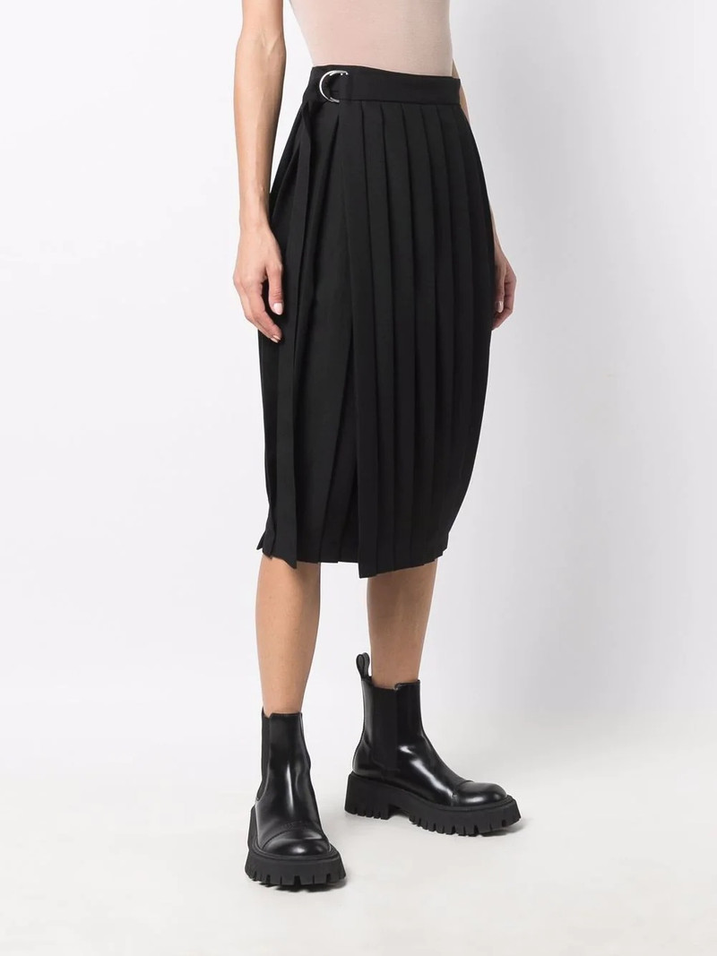 mid-length pleated skirt 3