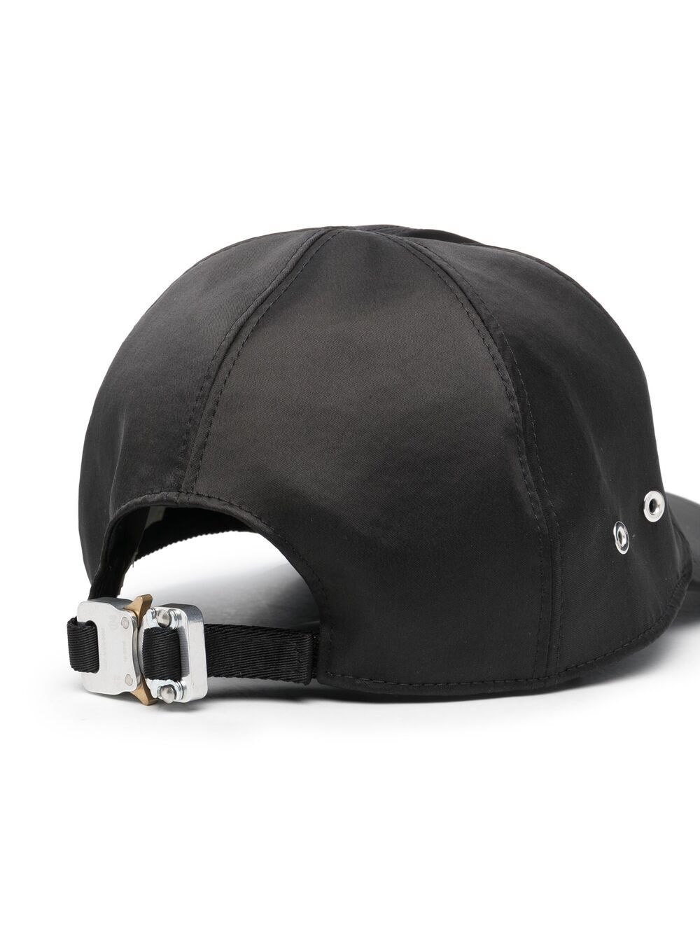 satin logo baseball cap - 2