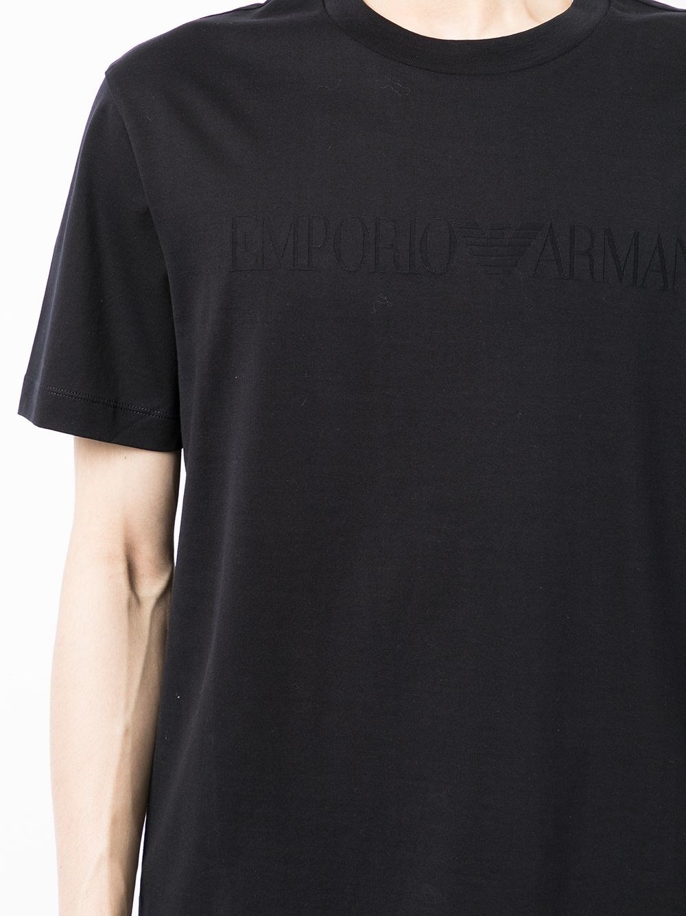 Logo cotton t-shirt - 5