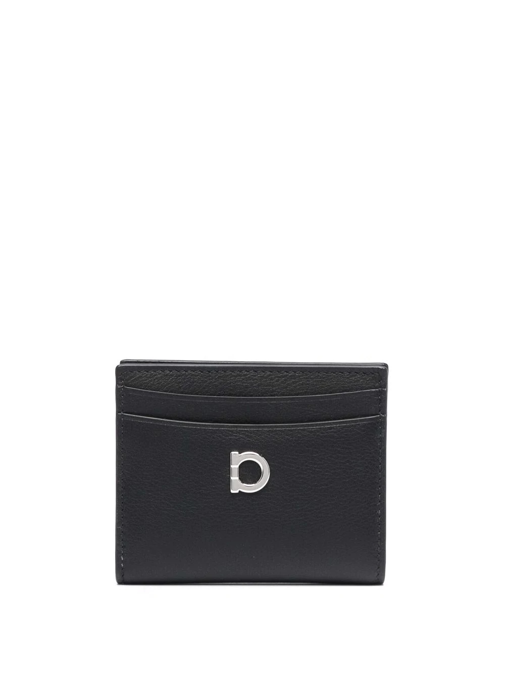 Gancini leather card holder - 1