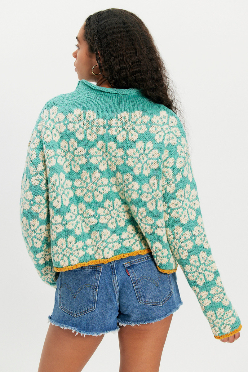 Opal Rollneck Knit Patterned Sweater 5