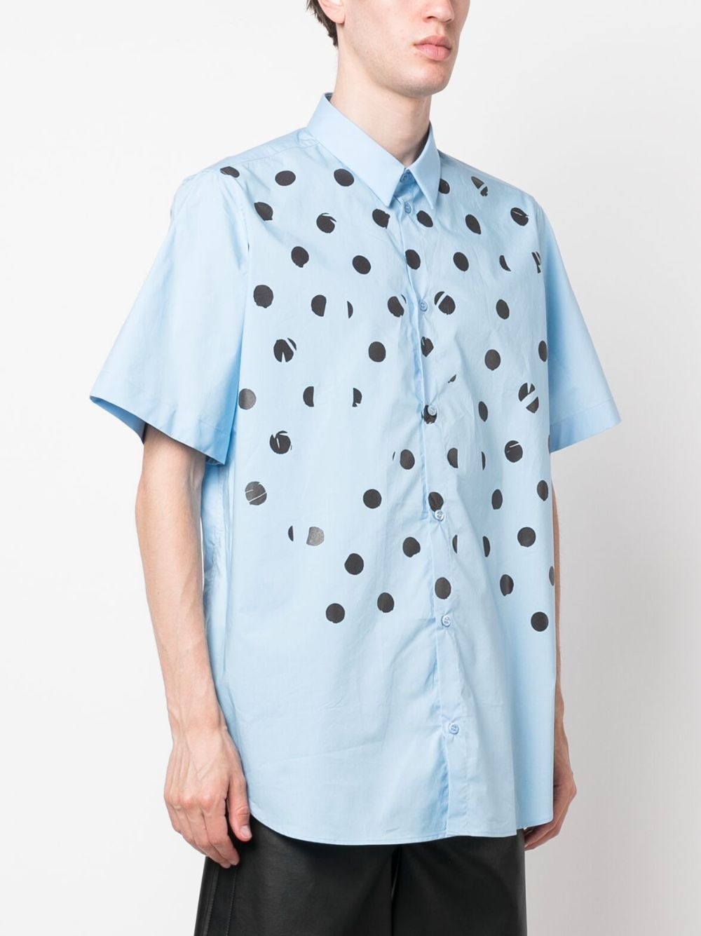 polka dot print cotton shirt - 3
