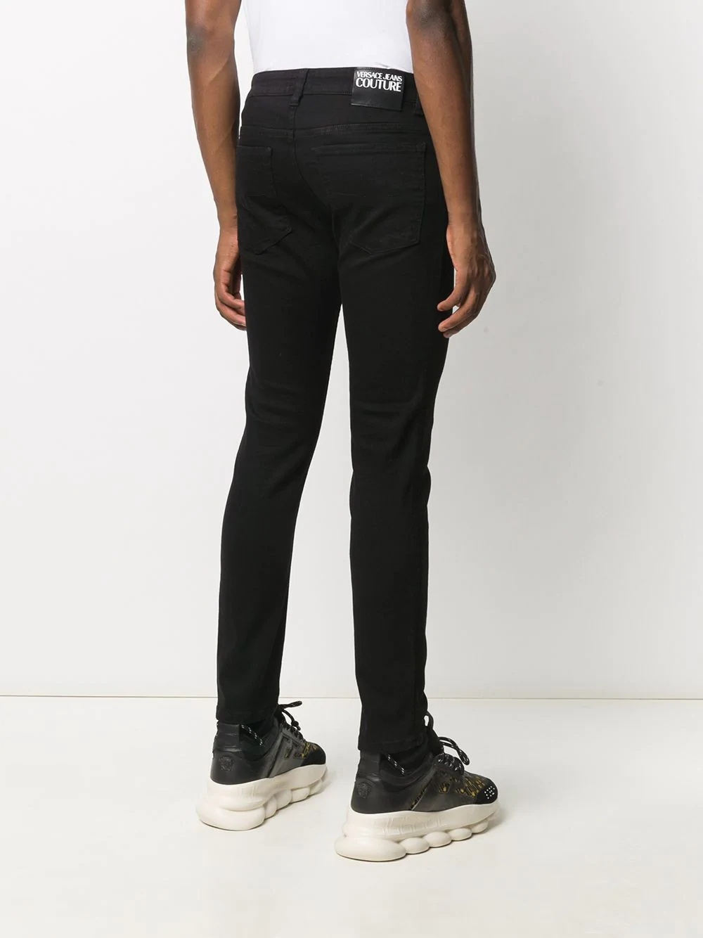 mid-rise skinny jeans - 4