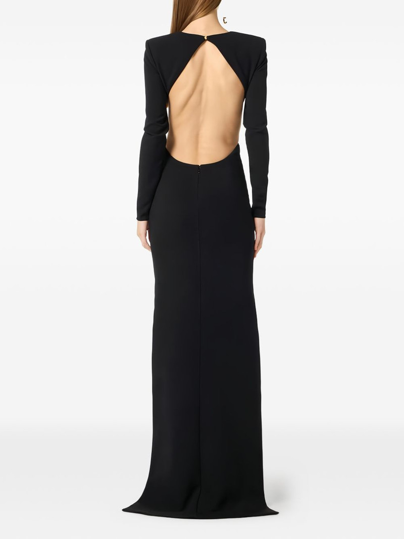 cut-out train asymmetric dress 3