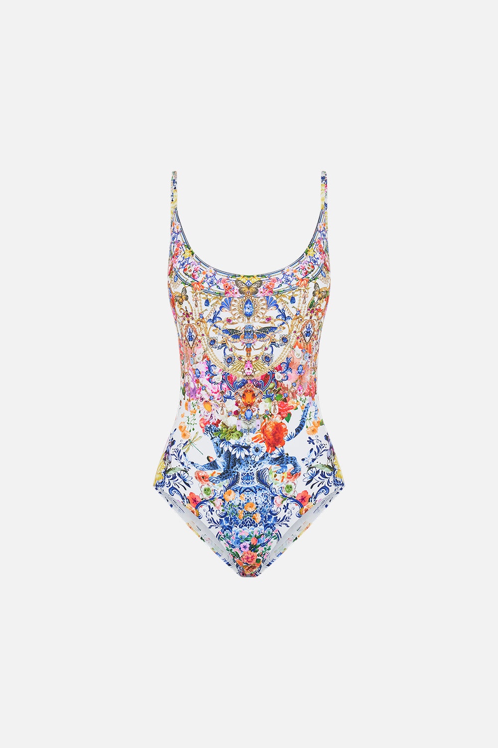 SCOOP NECK ONE PIECE - 1