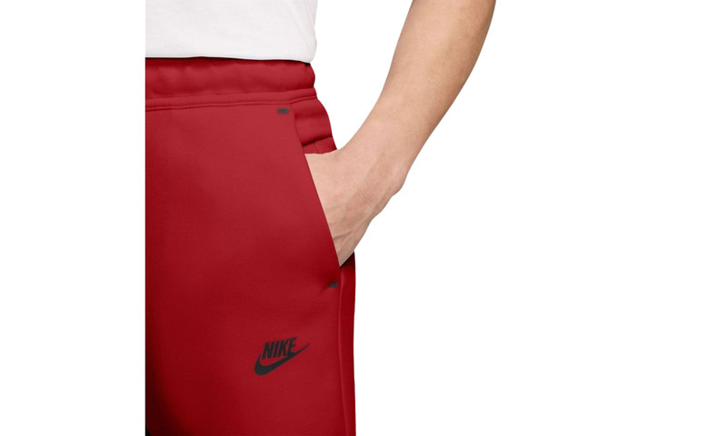 Nike Tech Fleece Jogger Pants Mens Style "GYM RED/BLACK" outlook