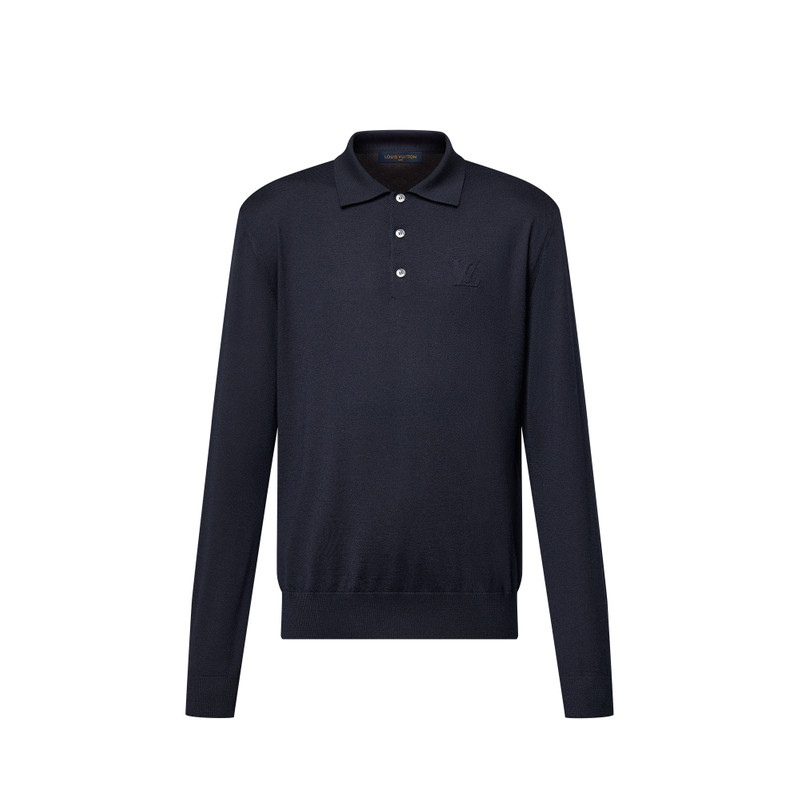 Cashmere Long-Sleeved Polo 1