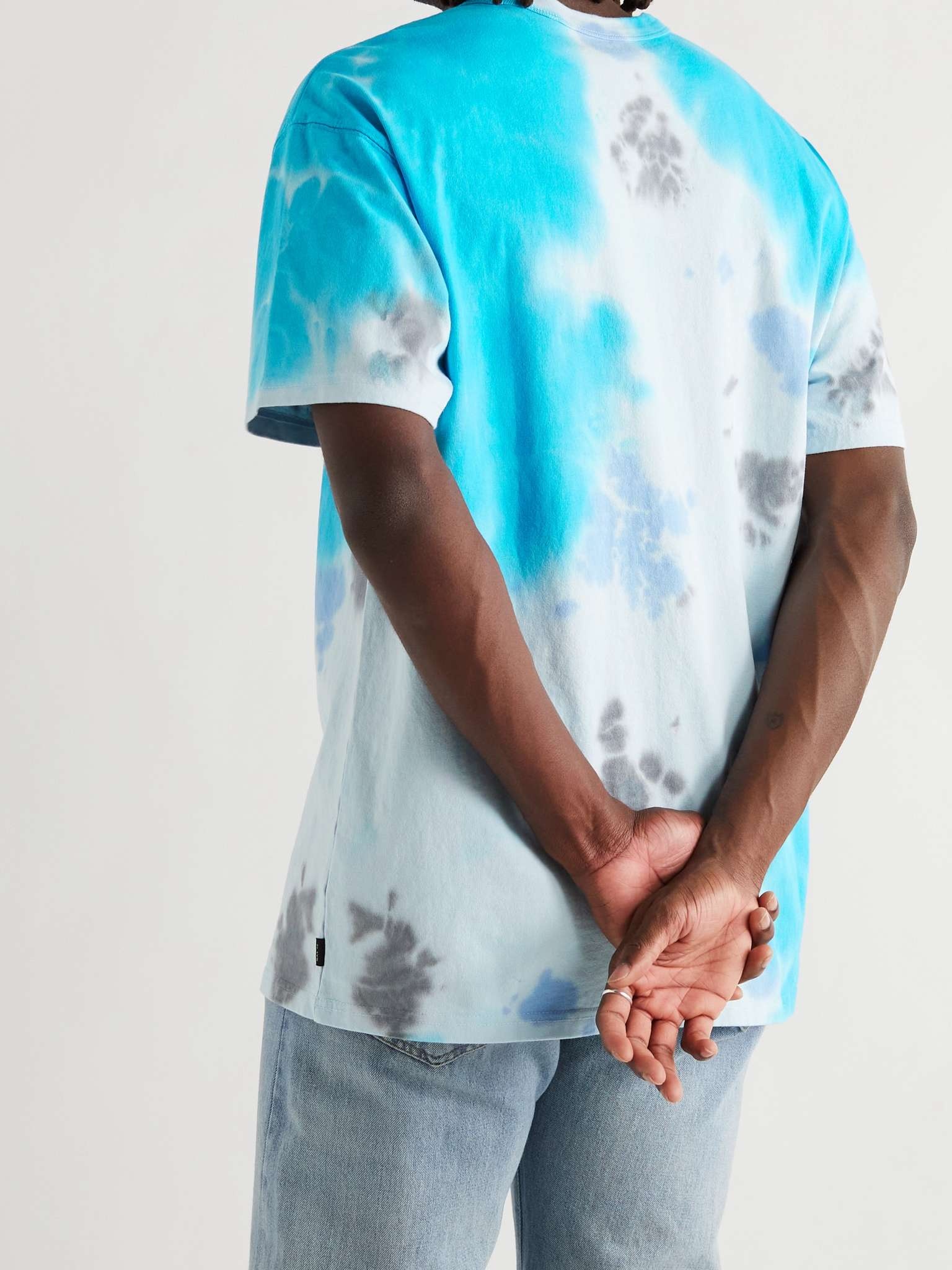 NSW Logo-Print Tie-Dyed Cotton-Jersey T-Shirt - 4