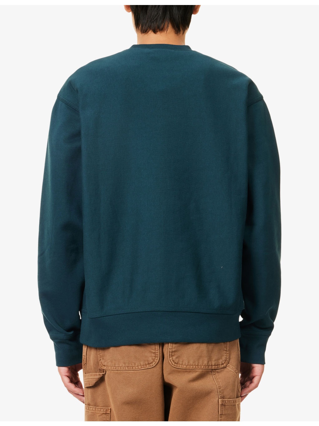 American Script Logo-Embroidered Cotton Sweatshirt - 4