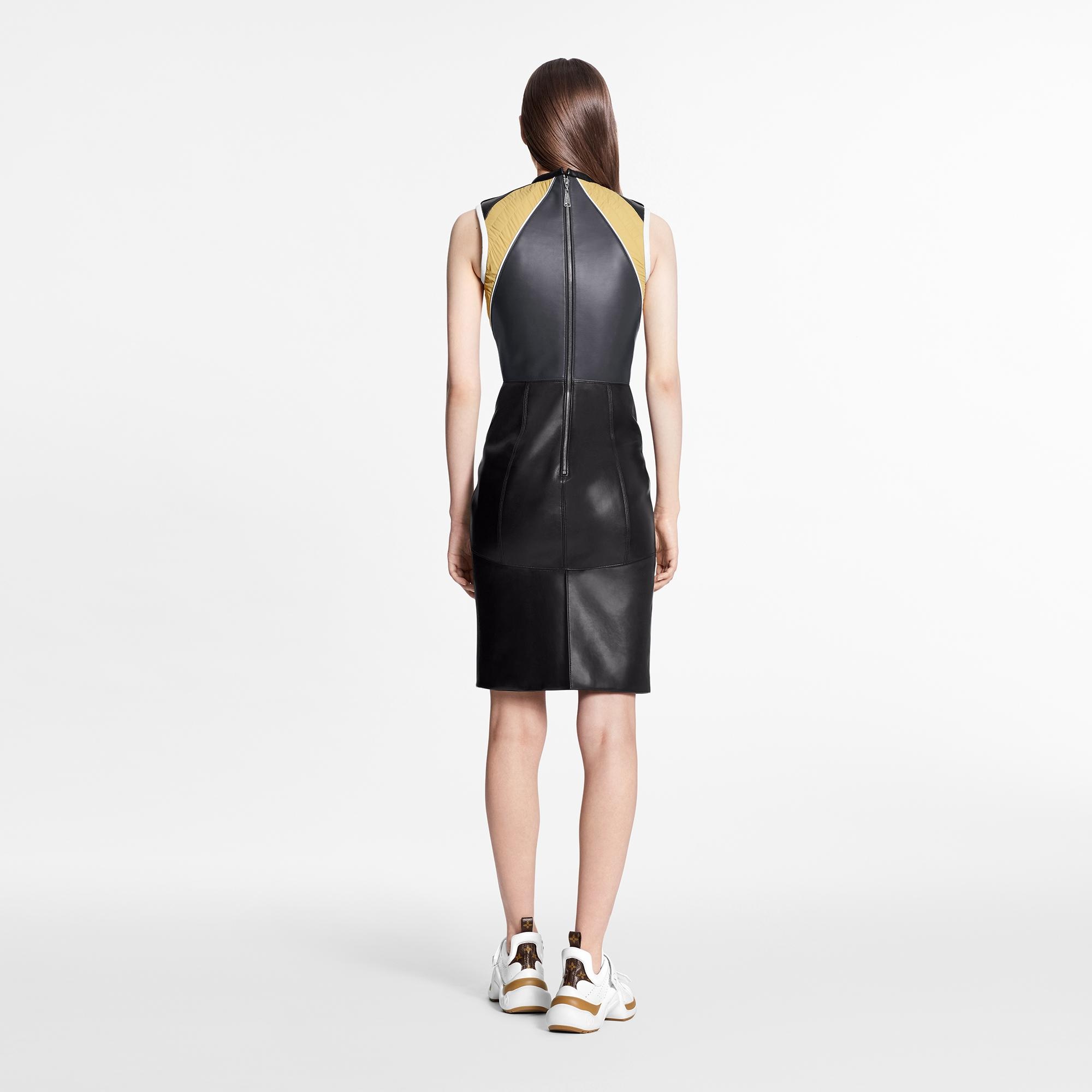 Futuristic Biker Leather Dress  - 4