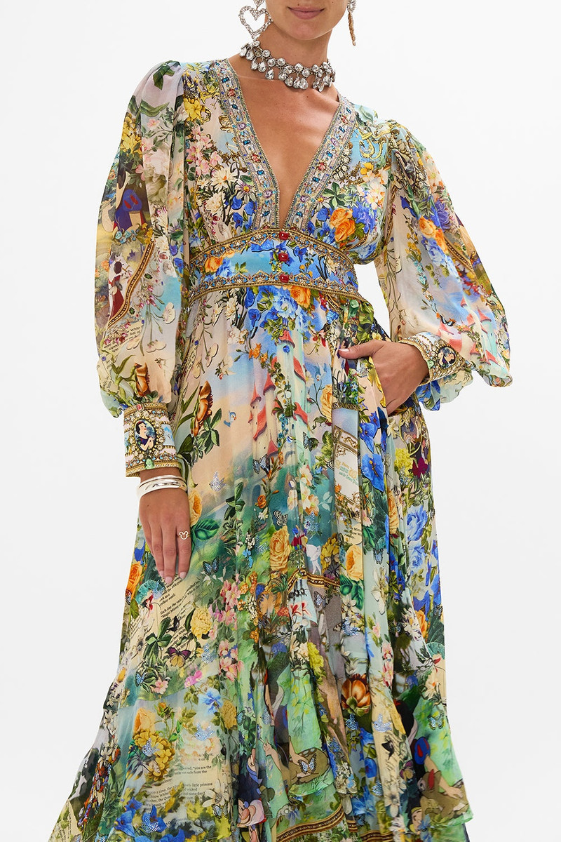 LONG BUTTON FRONT DRESS 5