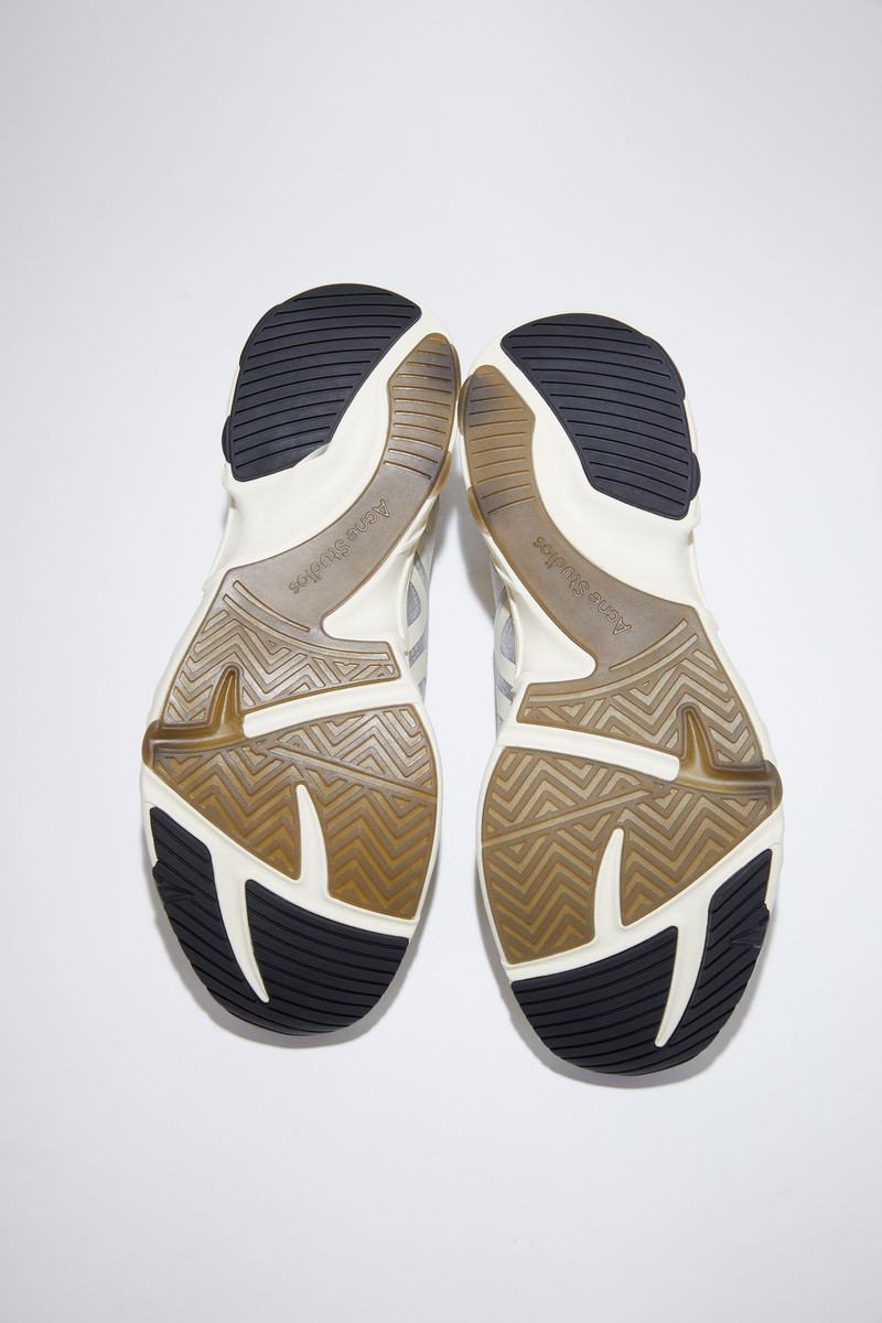 Lace-up sneakers - White/ivory/ivory 3