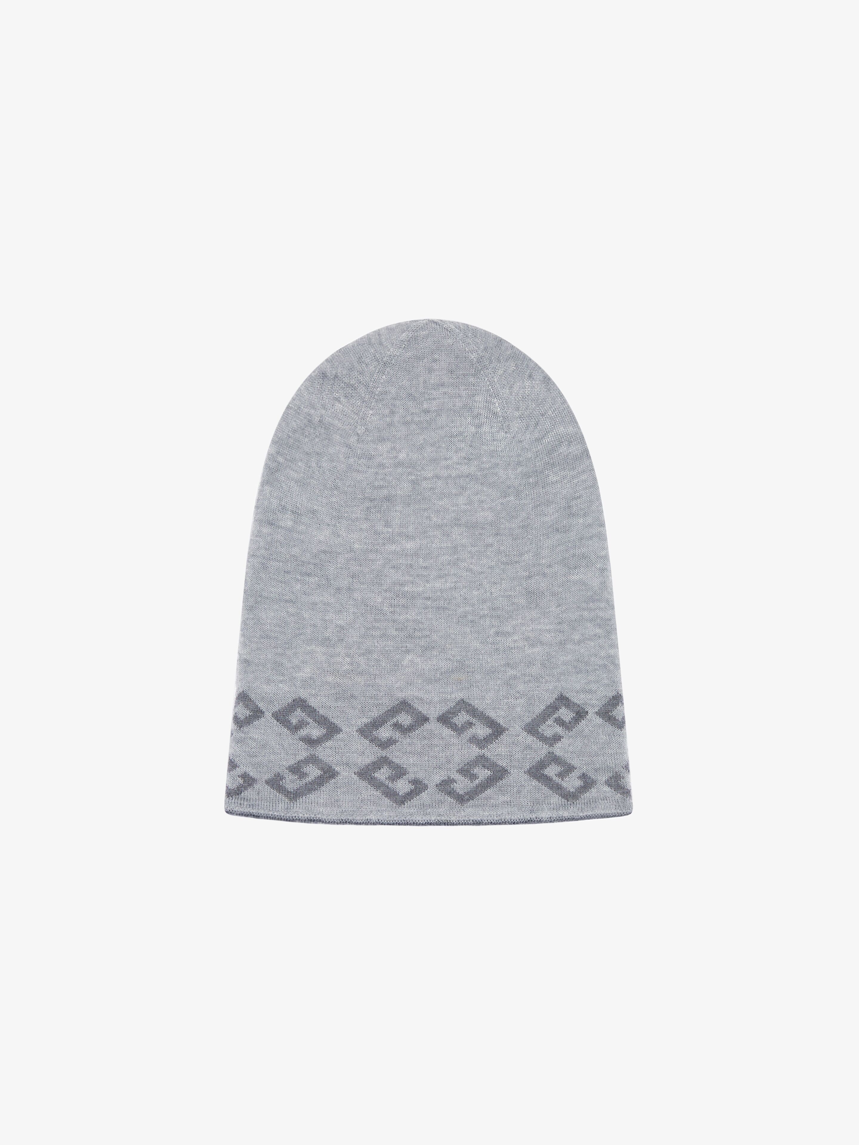 GIVENCHY MONOGRAM 72 DOUBLE SIDED BEANIE IN WOOL - 2
