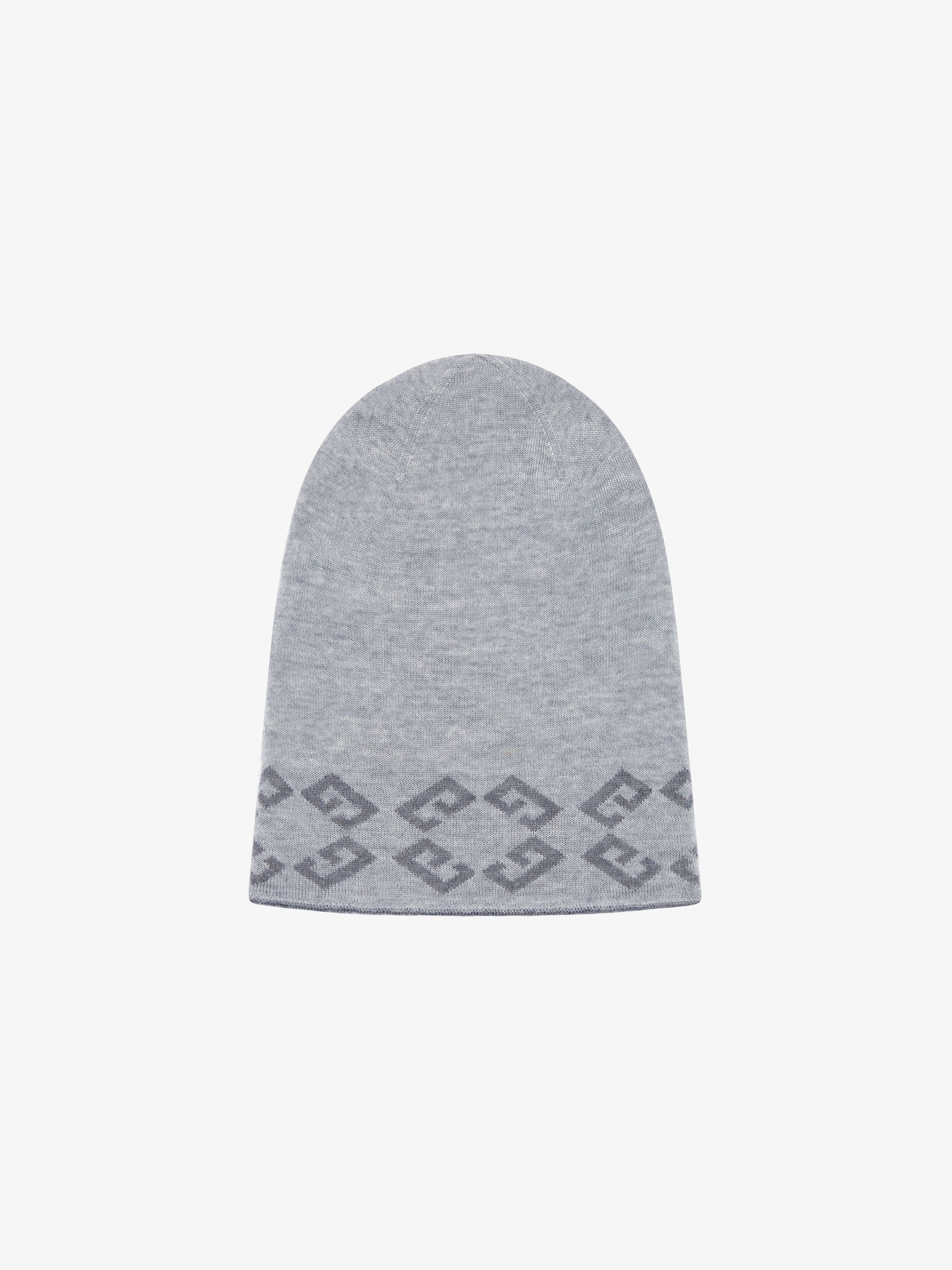 GIVENCHY MONOGRAM 72 DOUBLE SIDED BEANIE IN WOOL - 3