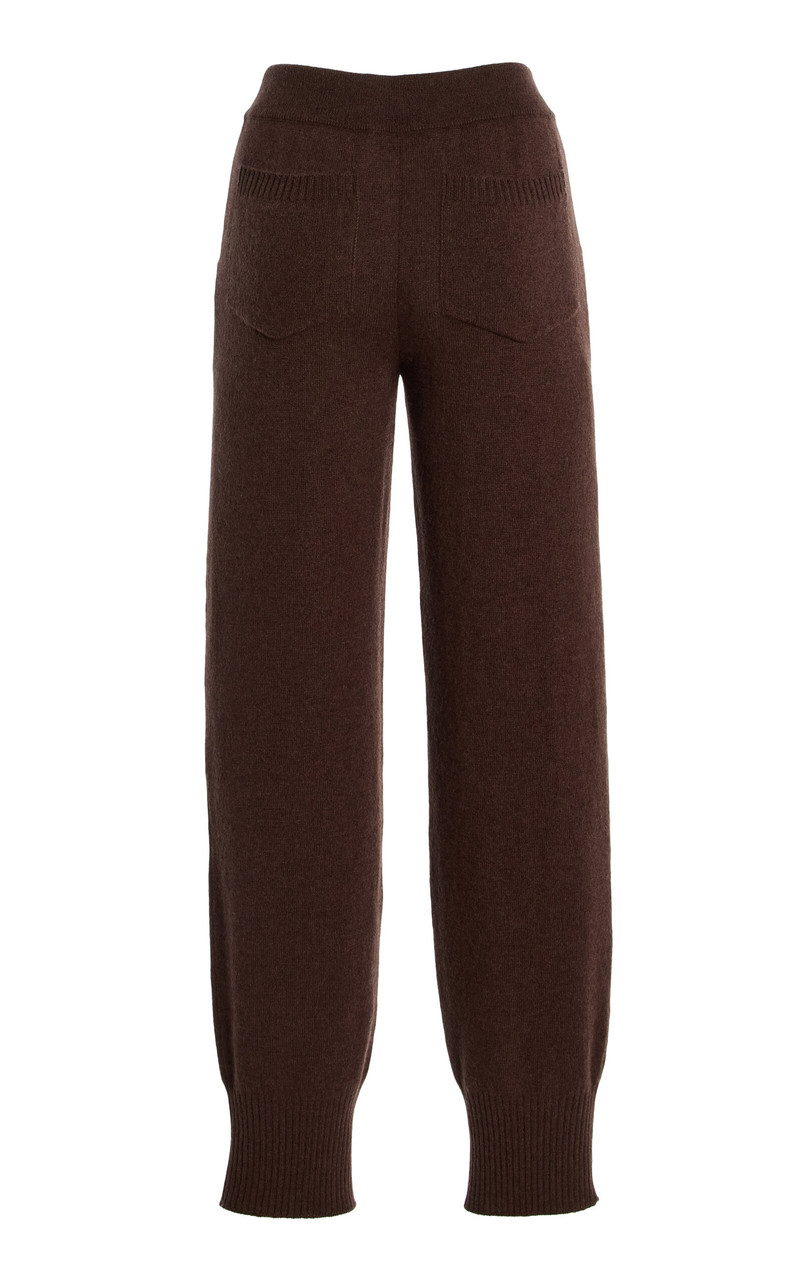 AMIYA Heritage Travel Cashmere Pants brown outlook