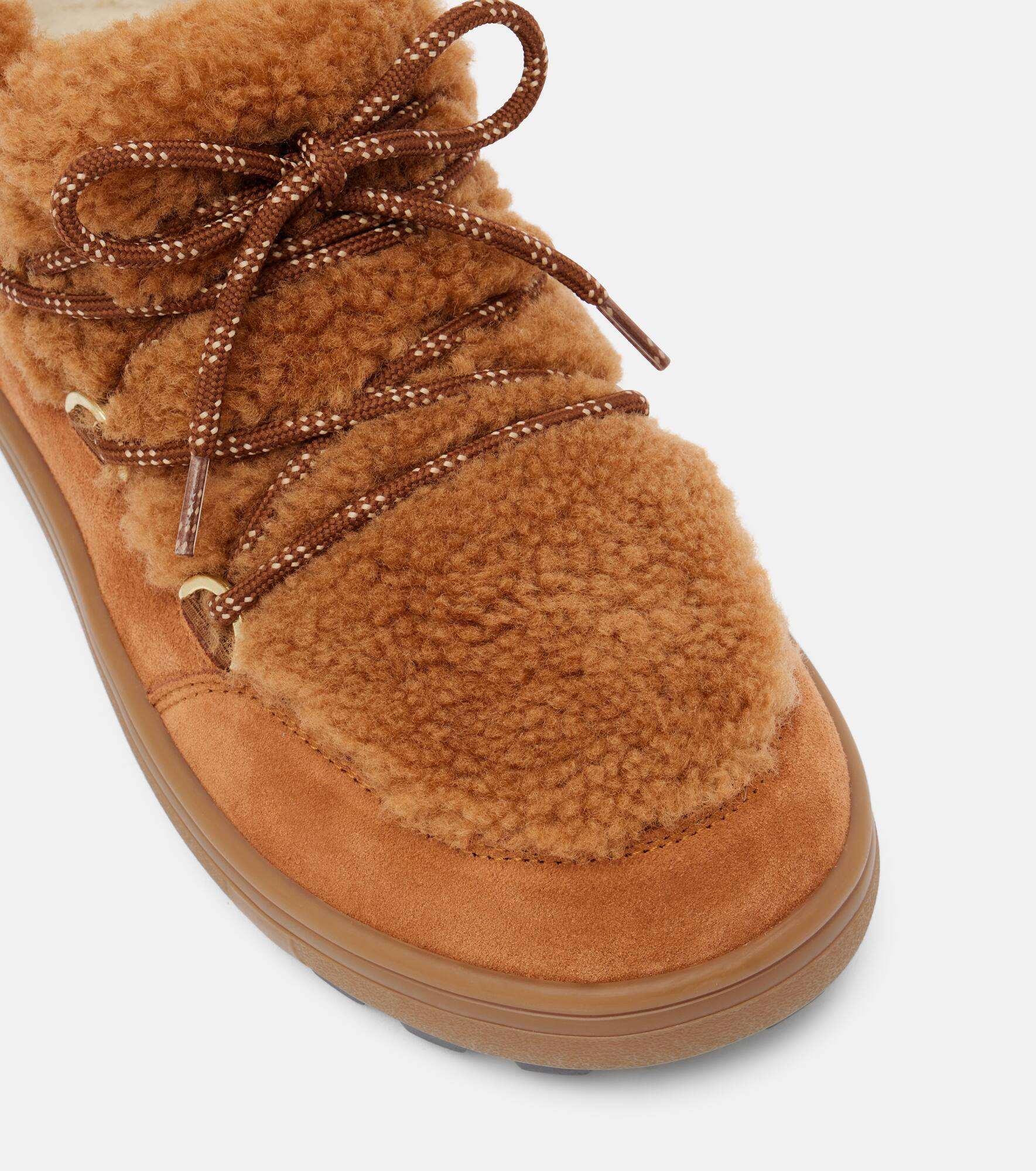 Chamonix shearling-trimmed suede ankle boots - 5