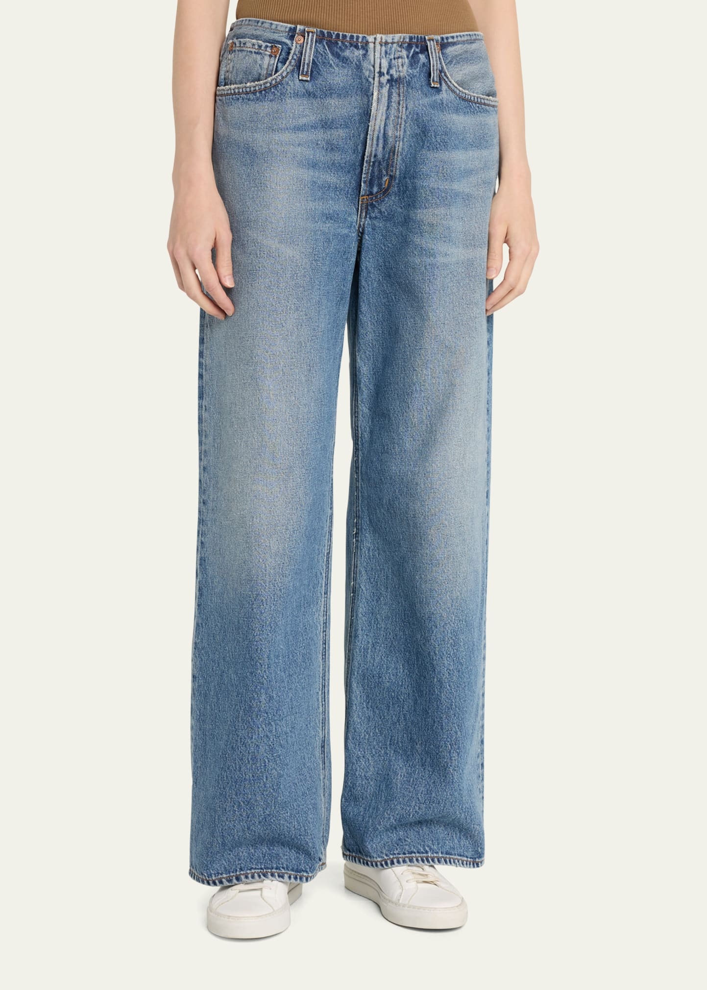 Lex Low-Rise Wide-Leg Jeans - 4