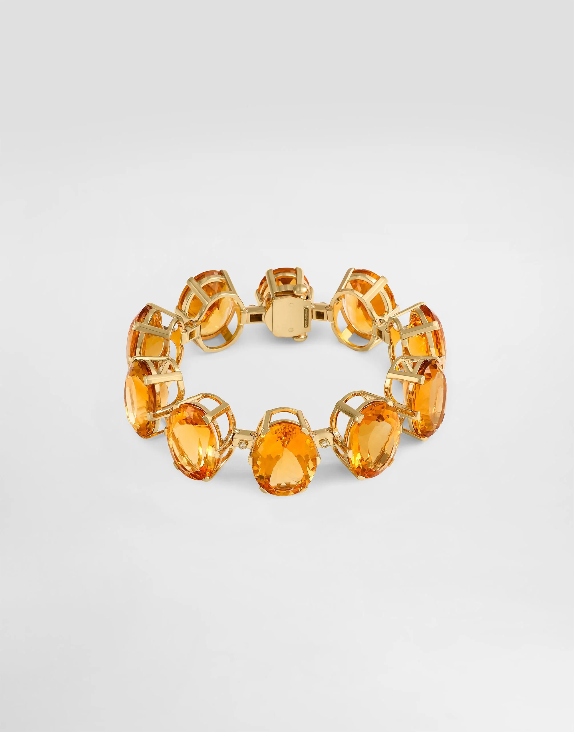 Anna bracelet in 18-carat yellow gold with citrines and diamonds - 1