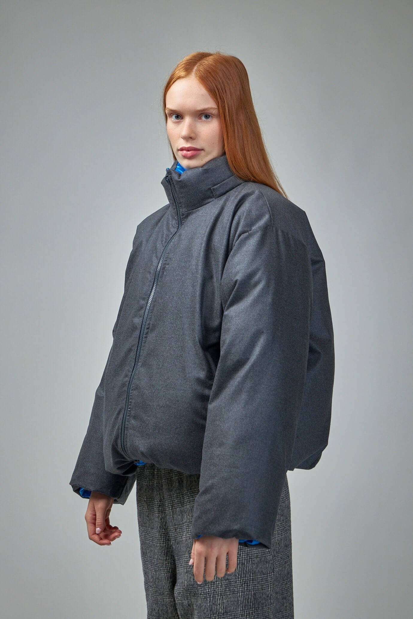 Reversible Hooded Jacket Down Filled - 5