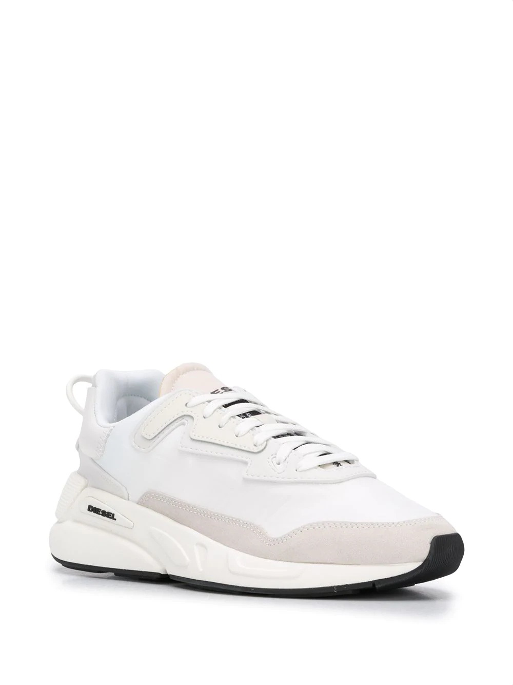 panelled monochrome sneakers - 2