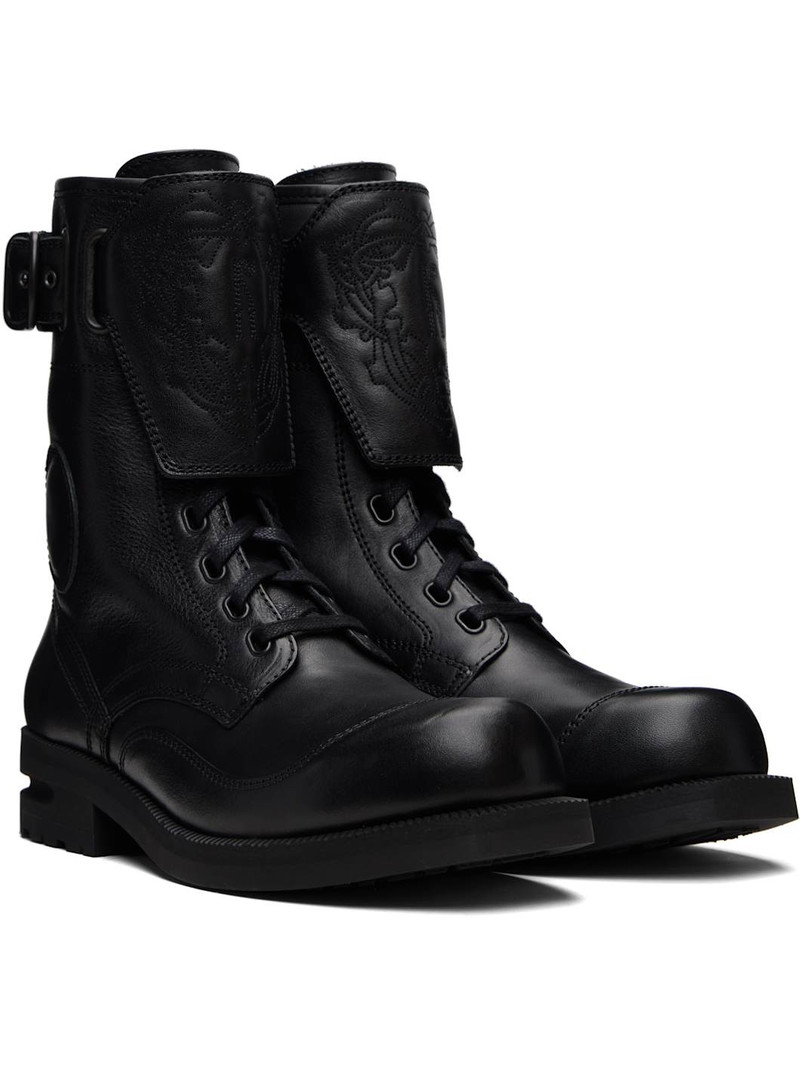 Black Fitz Military Boots 4