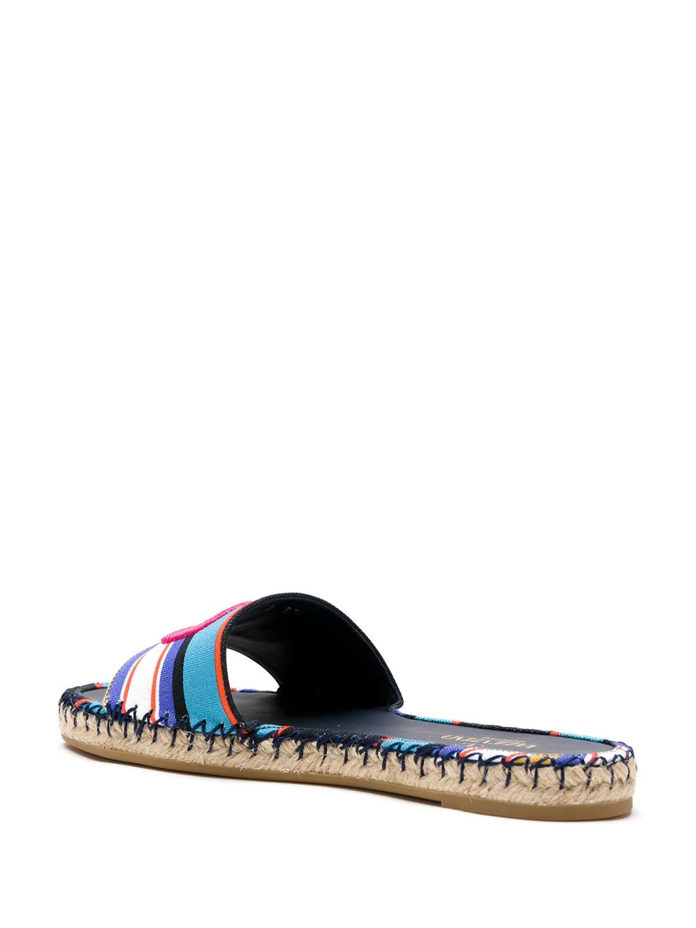 VLOGO-embroidered slide sandals - 3