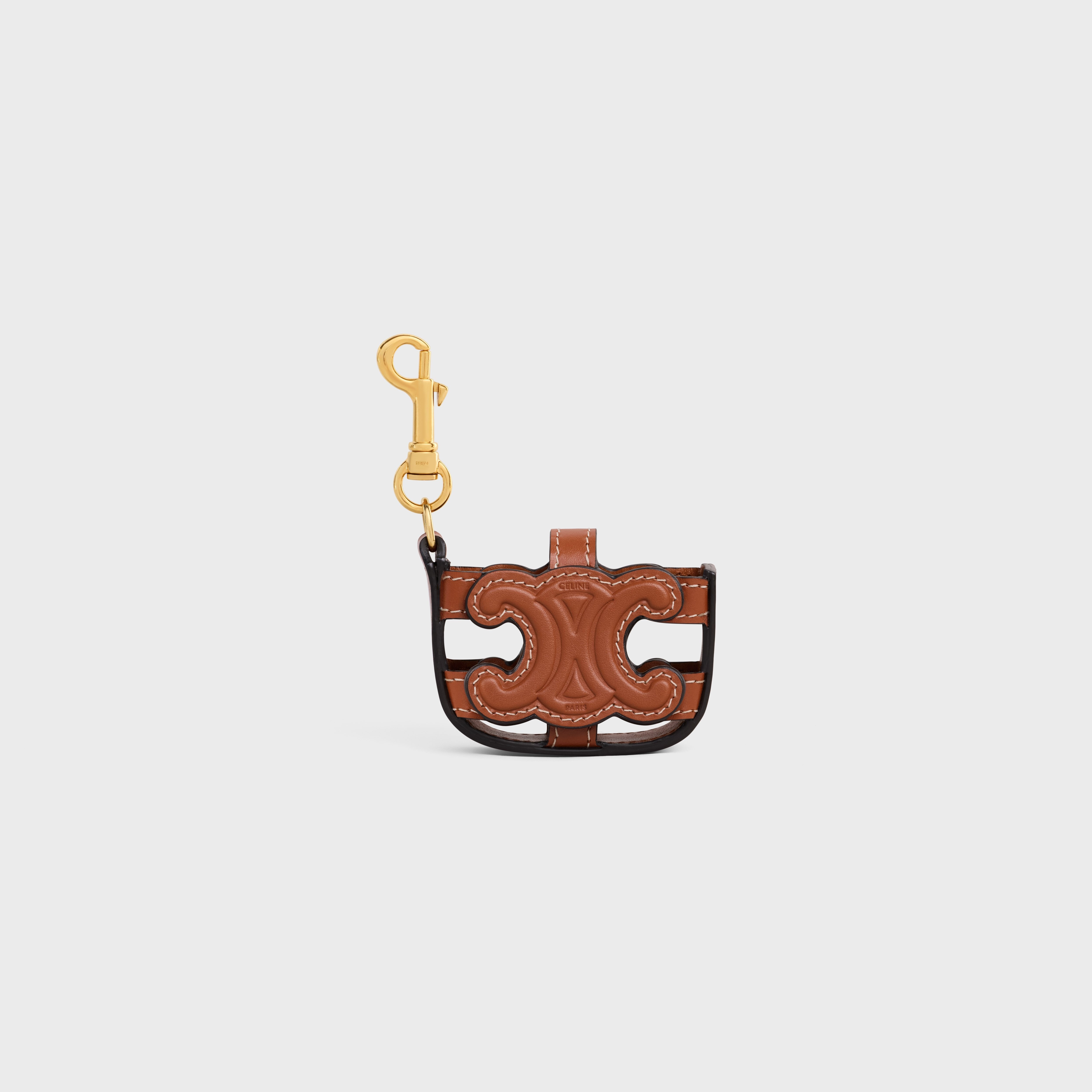 AIRPODS CASE TRIOMPHE IN Smooth calfskin - 1