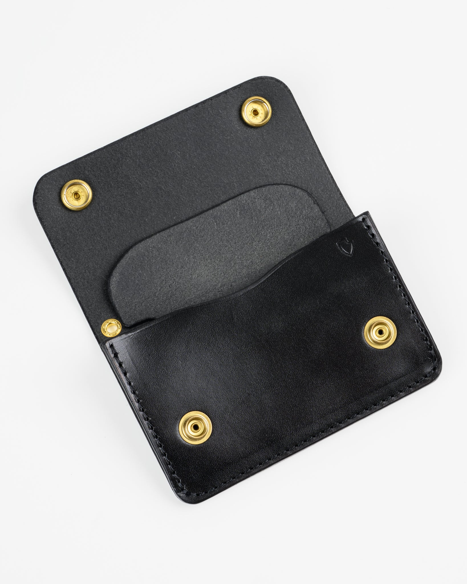 IHG-086-BLK Mini Trucker Wallet - Black - 3