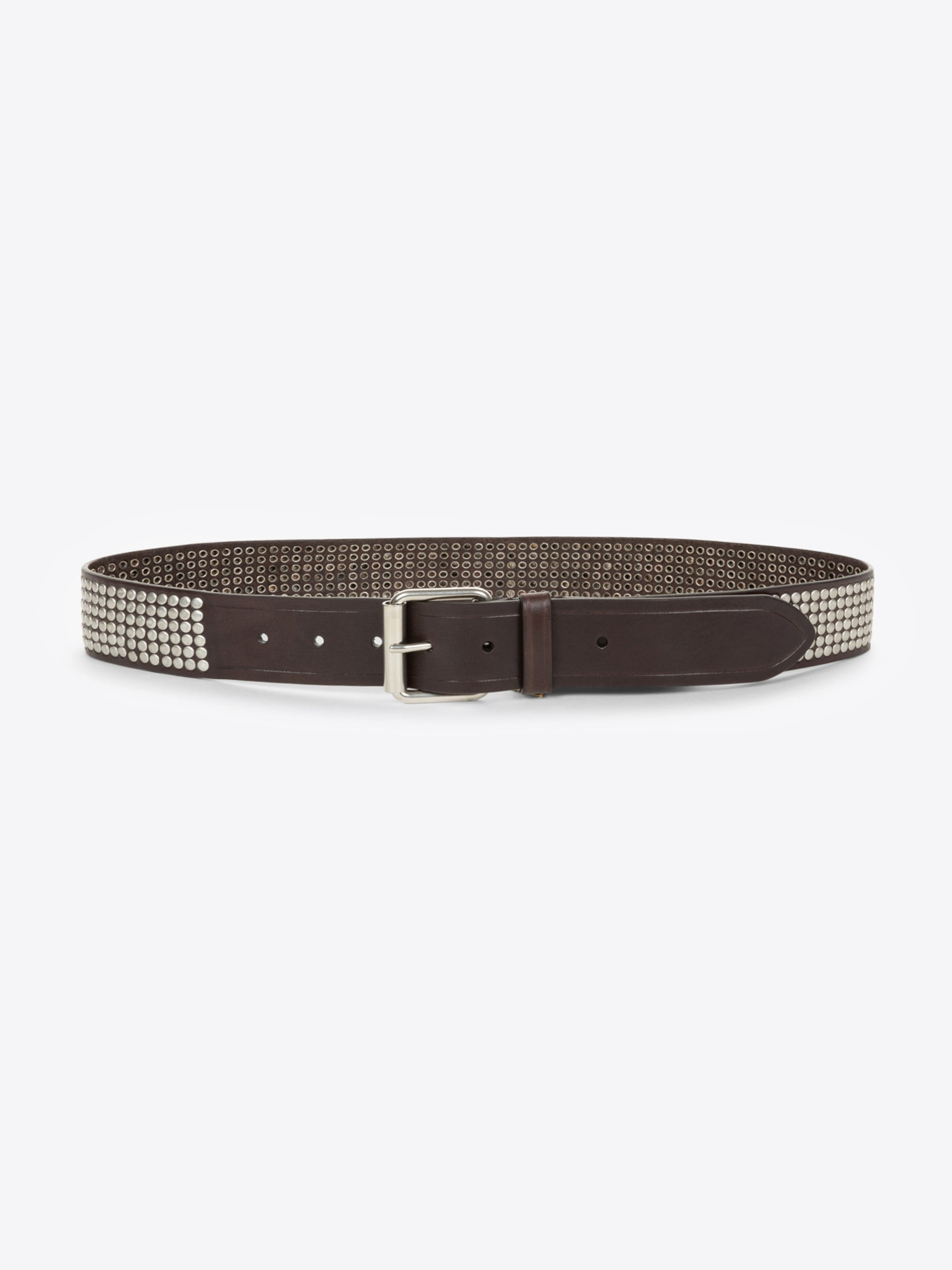 STUDDED LEATHER BELT - 2