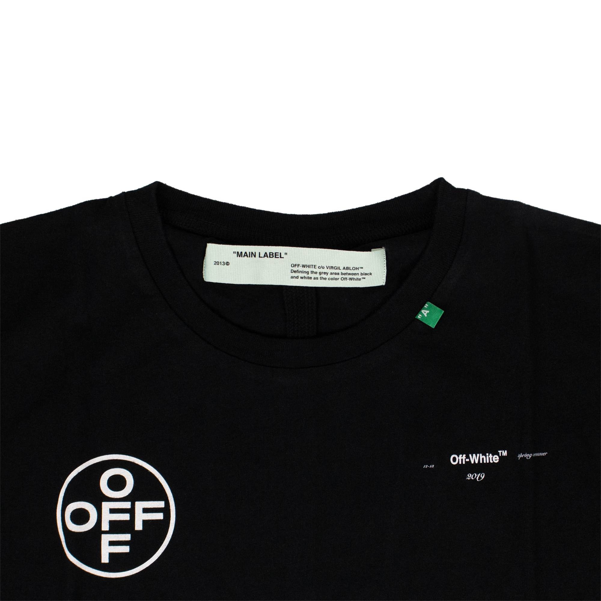 Off-White Stencil Arrow Oversized T-Shirt 'Black' - 3