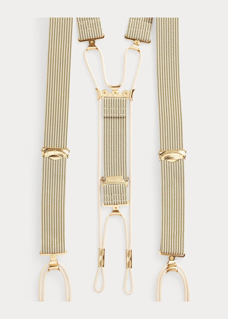 RRL by Ralph Lauren Striped Stretch Braces outlook