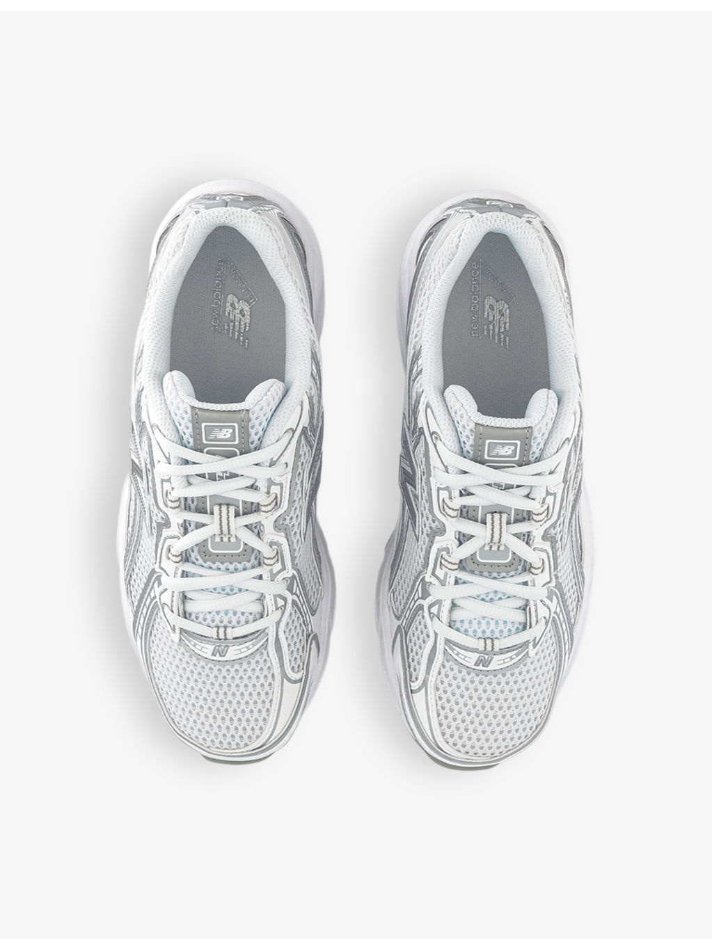 740 V2 logo-embroidered mesh low-top trainers - 2