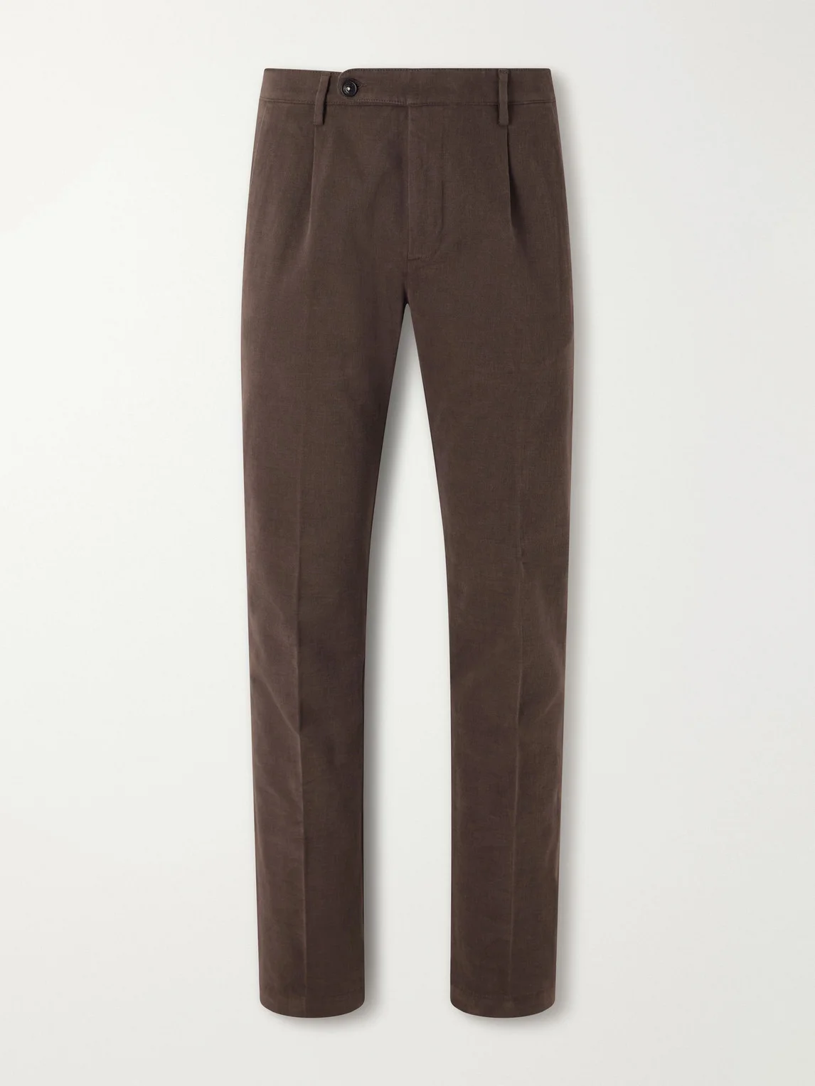 Ionio2 Straight-Leg Cotton-Blend Trousers - 1