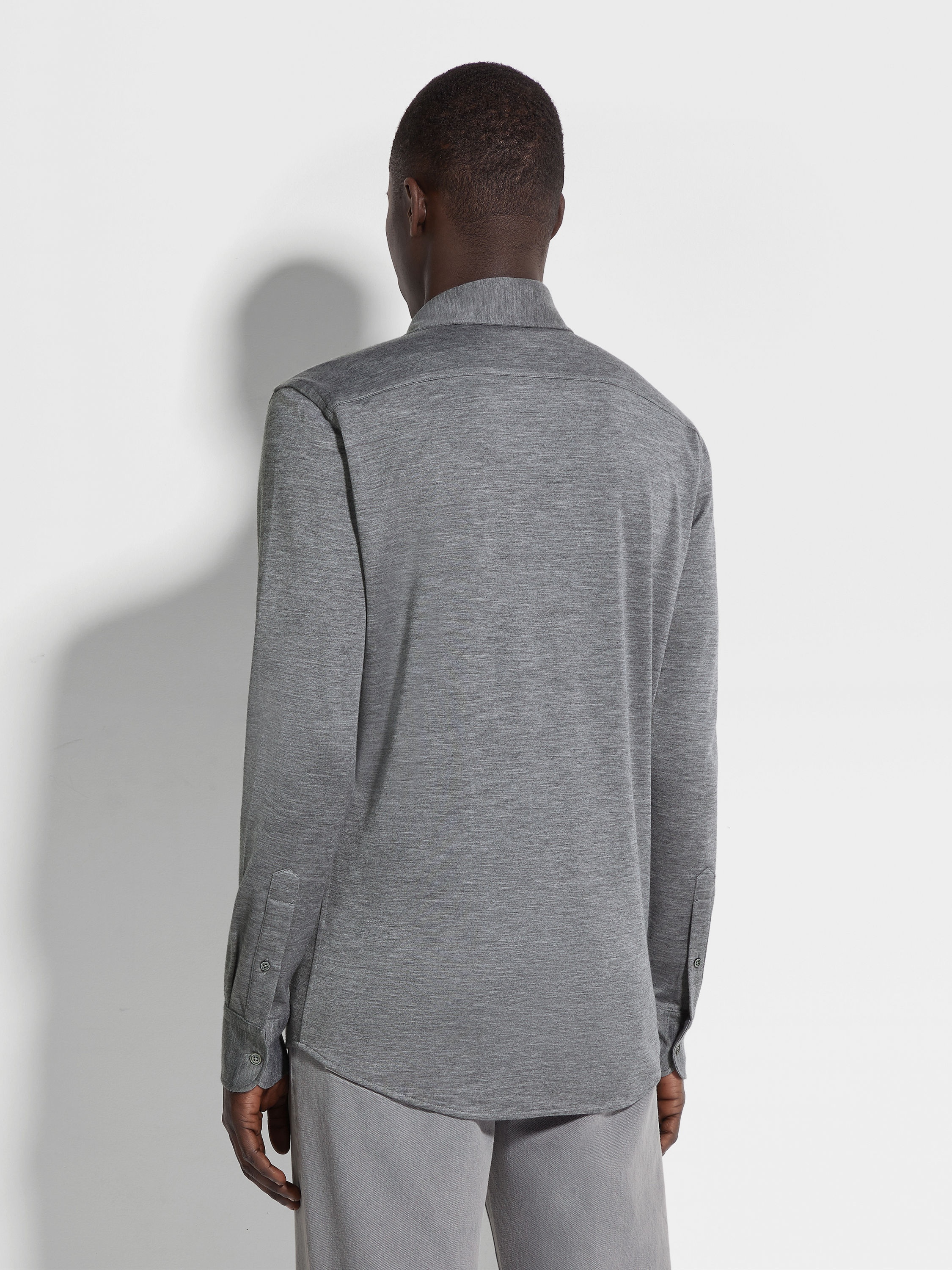 CASHMERE AND SILK SHIRT - 5