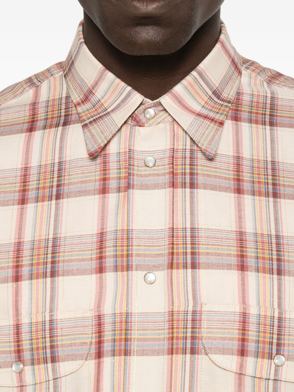 checked pocket shirt - 5